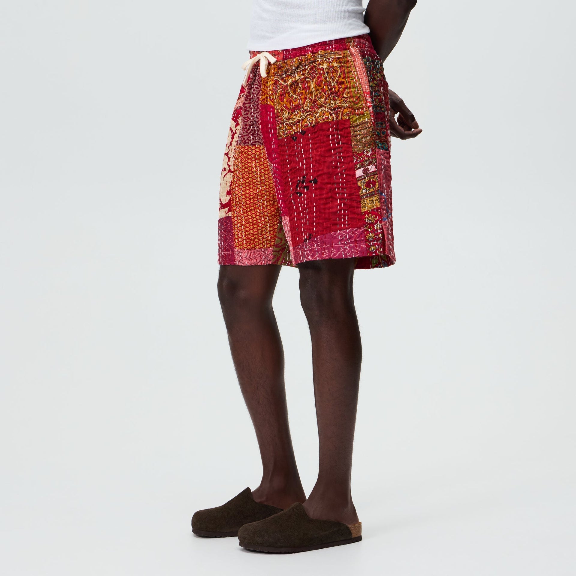 &Kin Tal Patchwork Short - Gold / Multi - PH