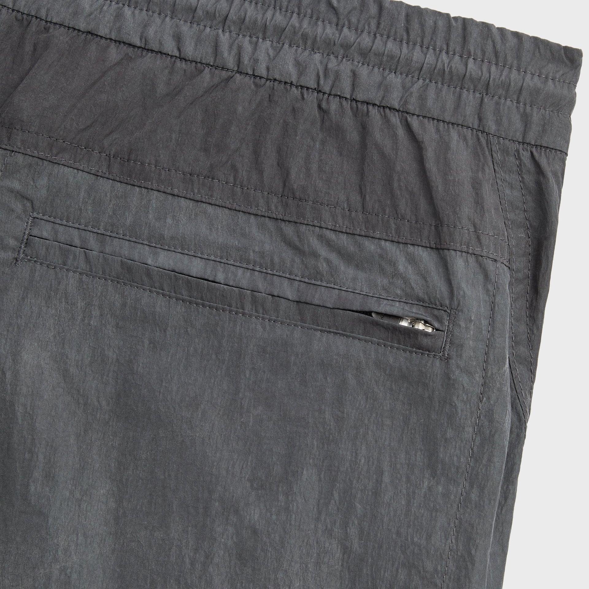 Kith Garment Dye Wrinkle Nylon Evan Cargo Short - Thunder