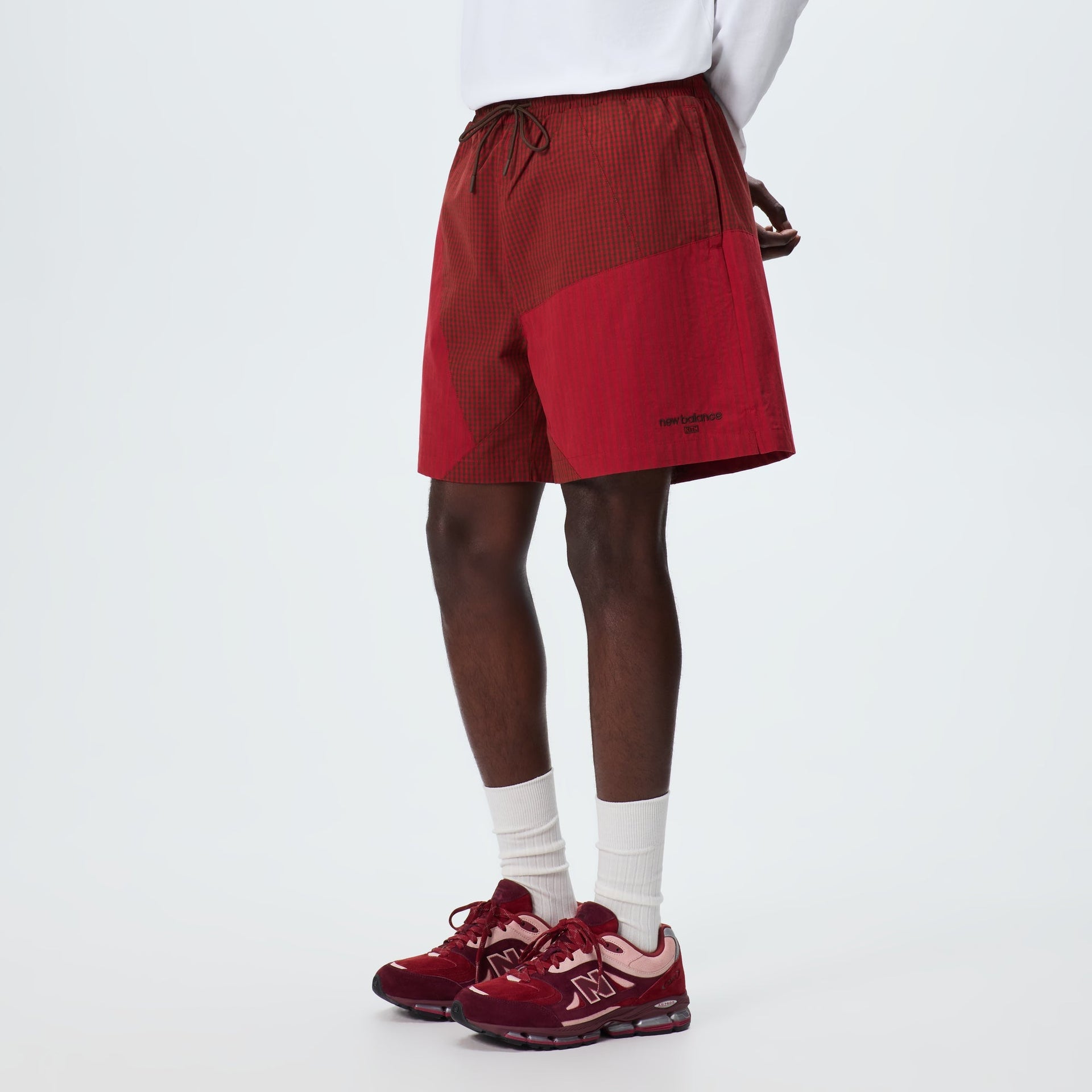 Kith & New Balance Poplin Mix Madison Short - Biking Red - PH