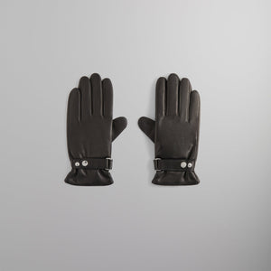 Kith Manhattan Leather Gloves - Black