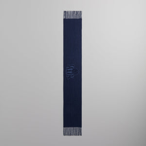 Kith for the New York Knicks Pinstripe Jacquard Scarf - Nocturnal