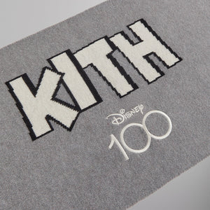 Disney | Kith for Mickey & Friends Knitted Mickey Scarf - Light Heather Grey