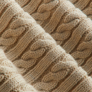 Kithmas Cable Scarf - Sandy Heather PH