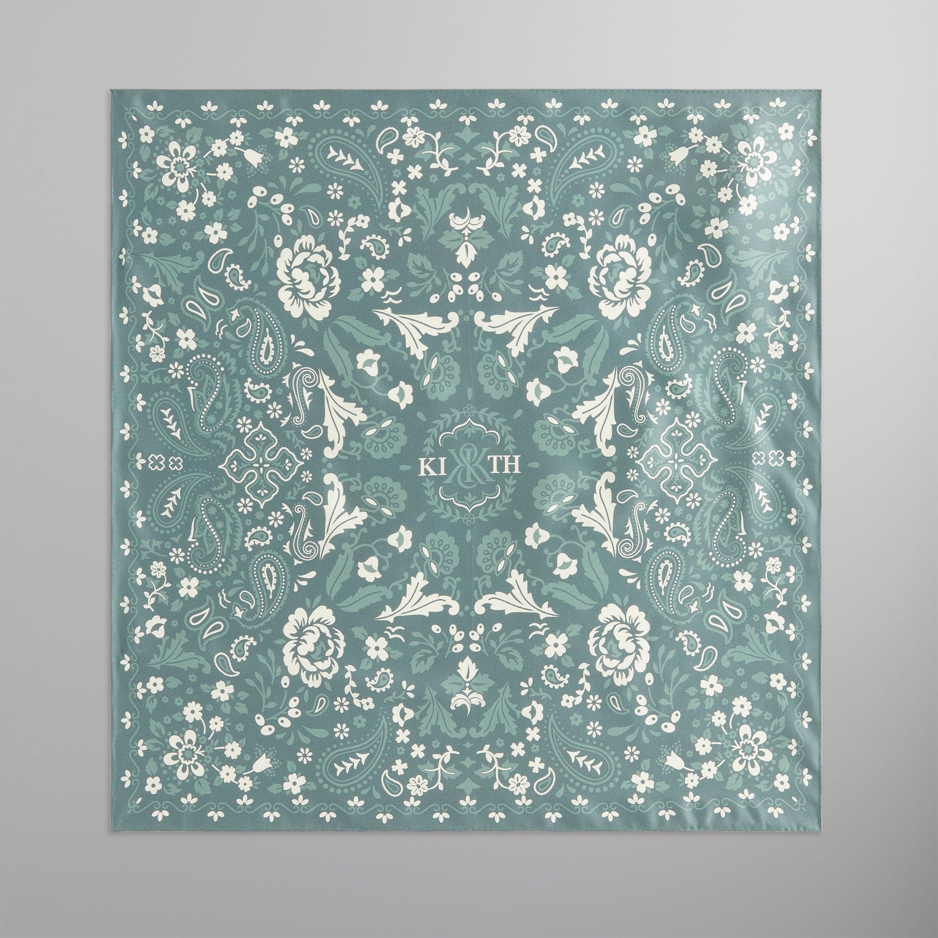 Kith Paisley Printed Silk Bandana - Court