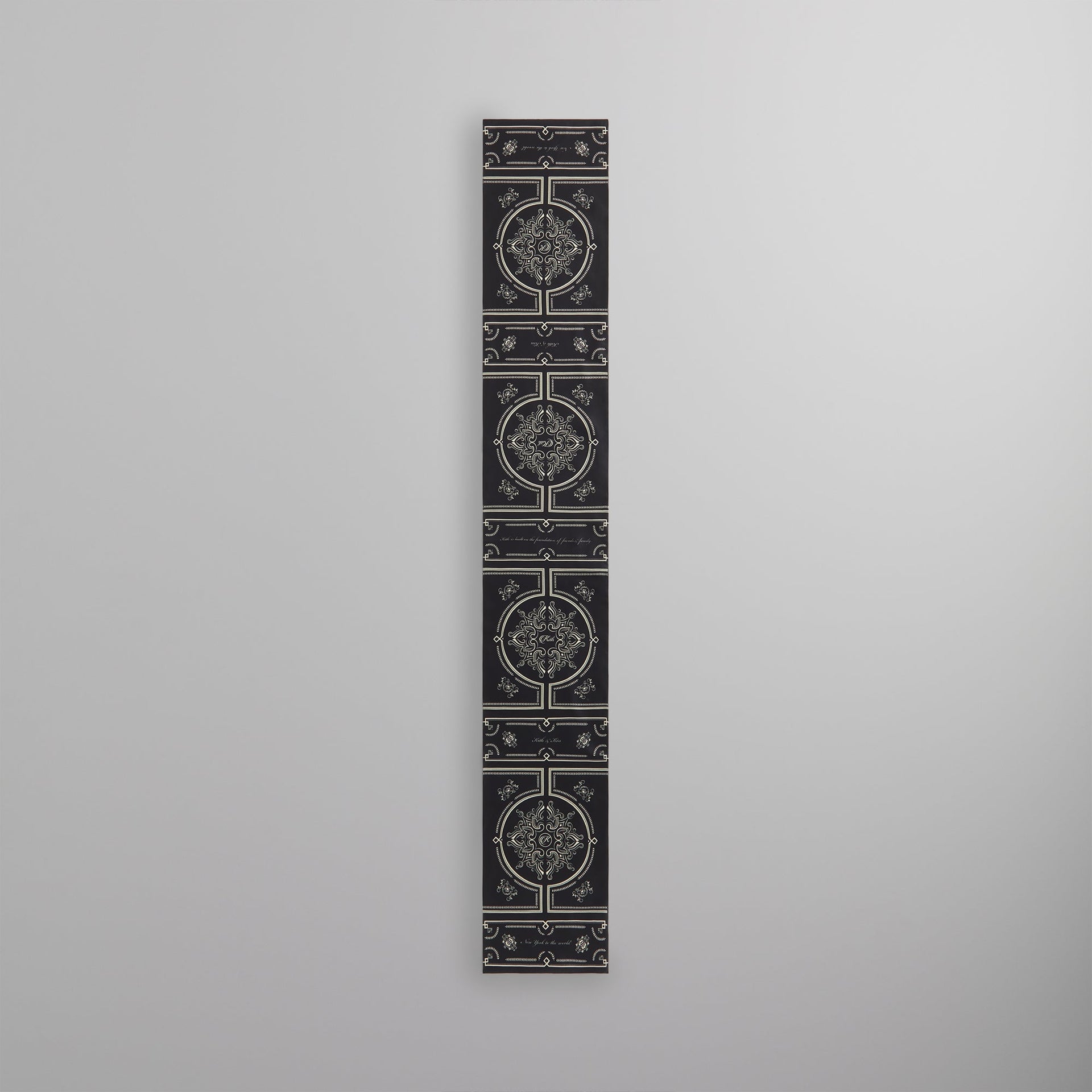 Kith Printed Deco Scarf - Black