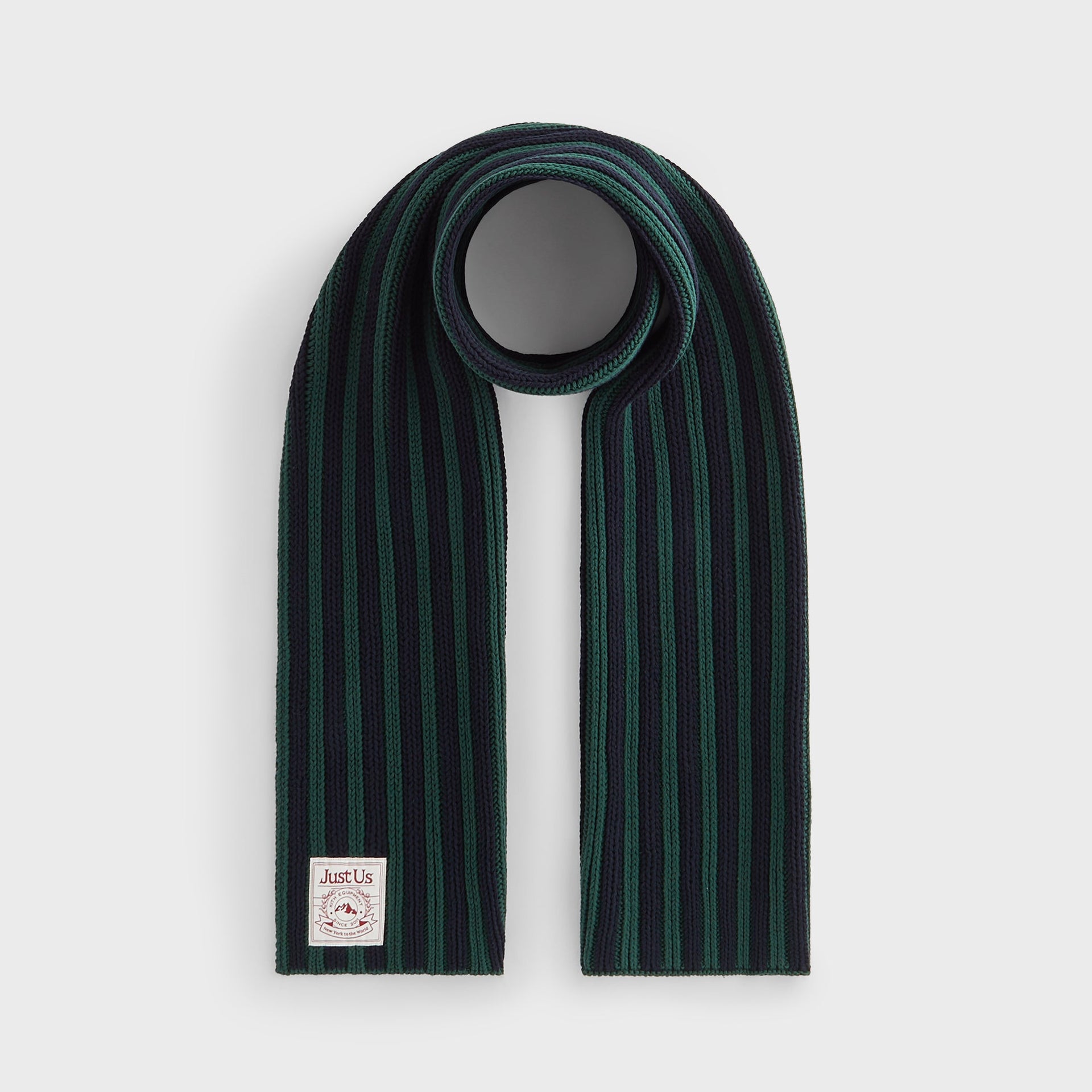 Kithmas Two Tone Chunky Knit Scarf - Stadium