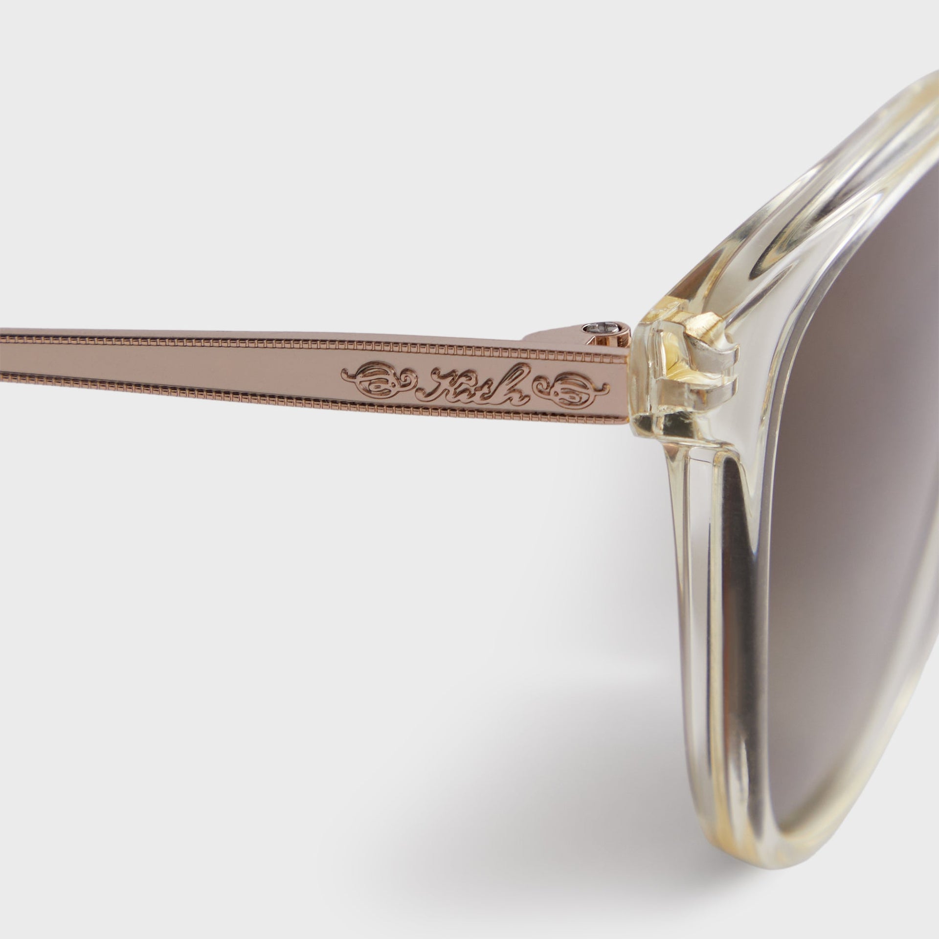Kith for Modo Georgica Sunglasses in Crystal / Gold / Clear