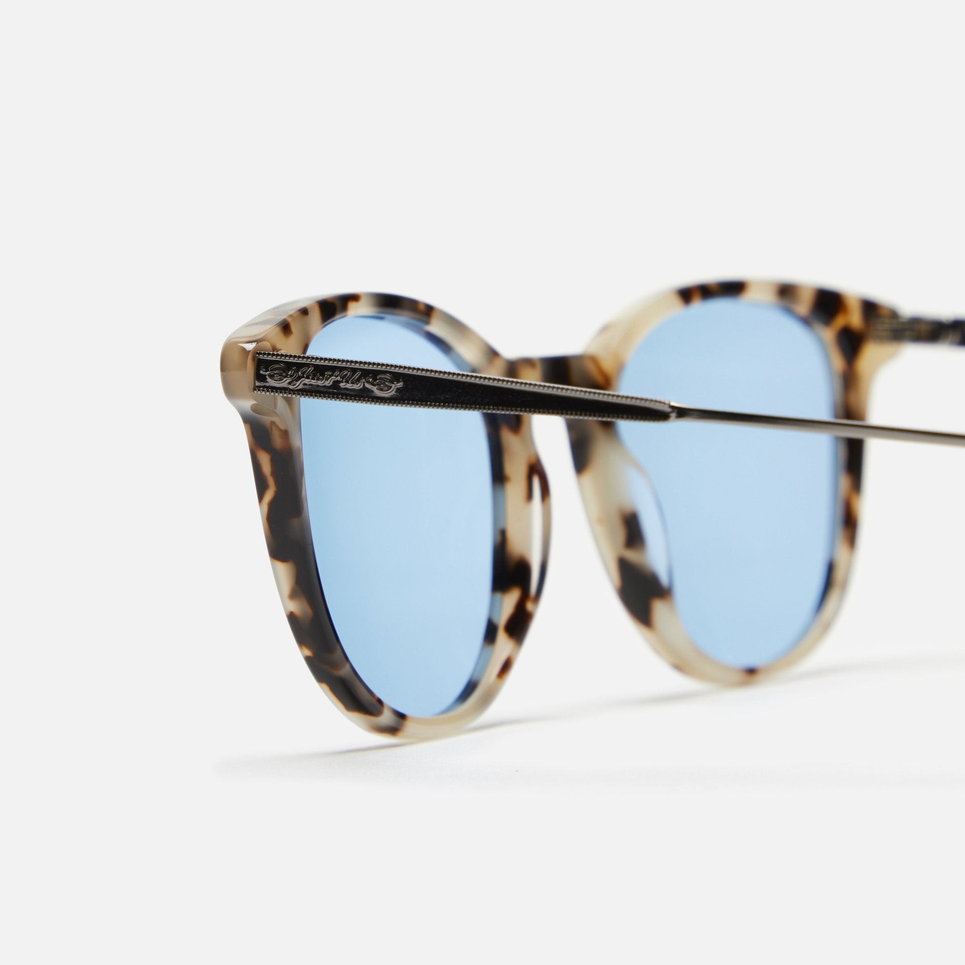 Kith for Modo Georgica Sunglasses - White Tortoise / Gunmetal