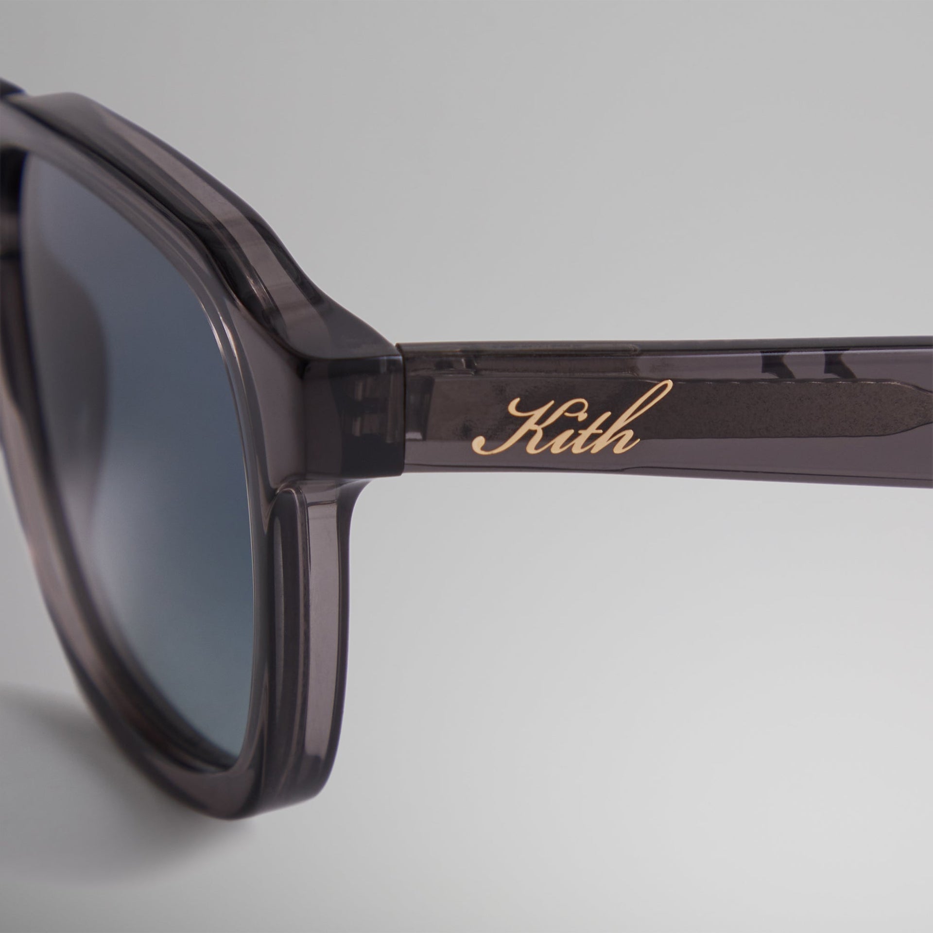 Kith Napeague Sunglasses - Grey Crystal / Blue PH