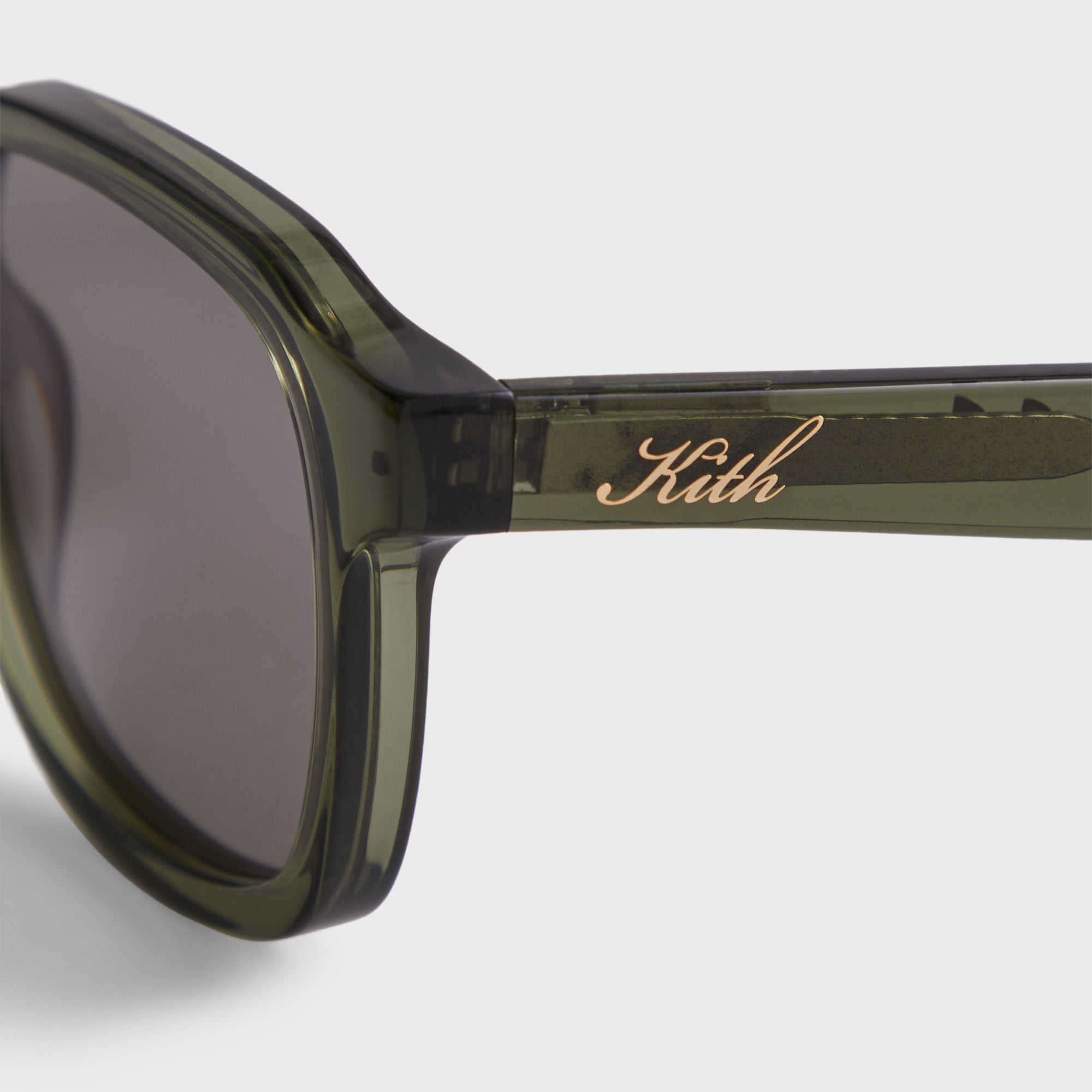 Kith Napeague Sunglasses - Green Crystal / Grey – Kith Canada