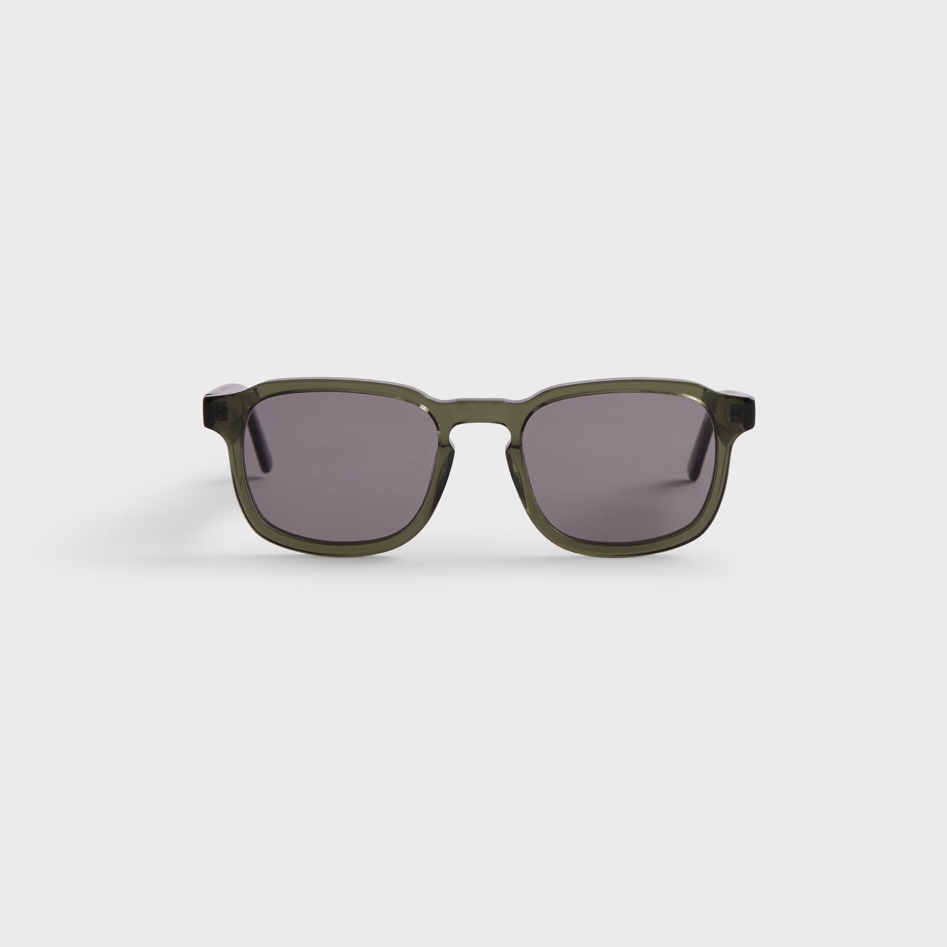 Kith Napeague Sunglasses in Green Crystal / Grey