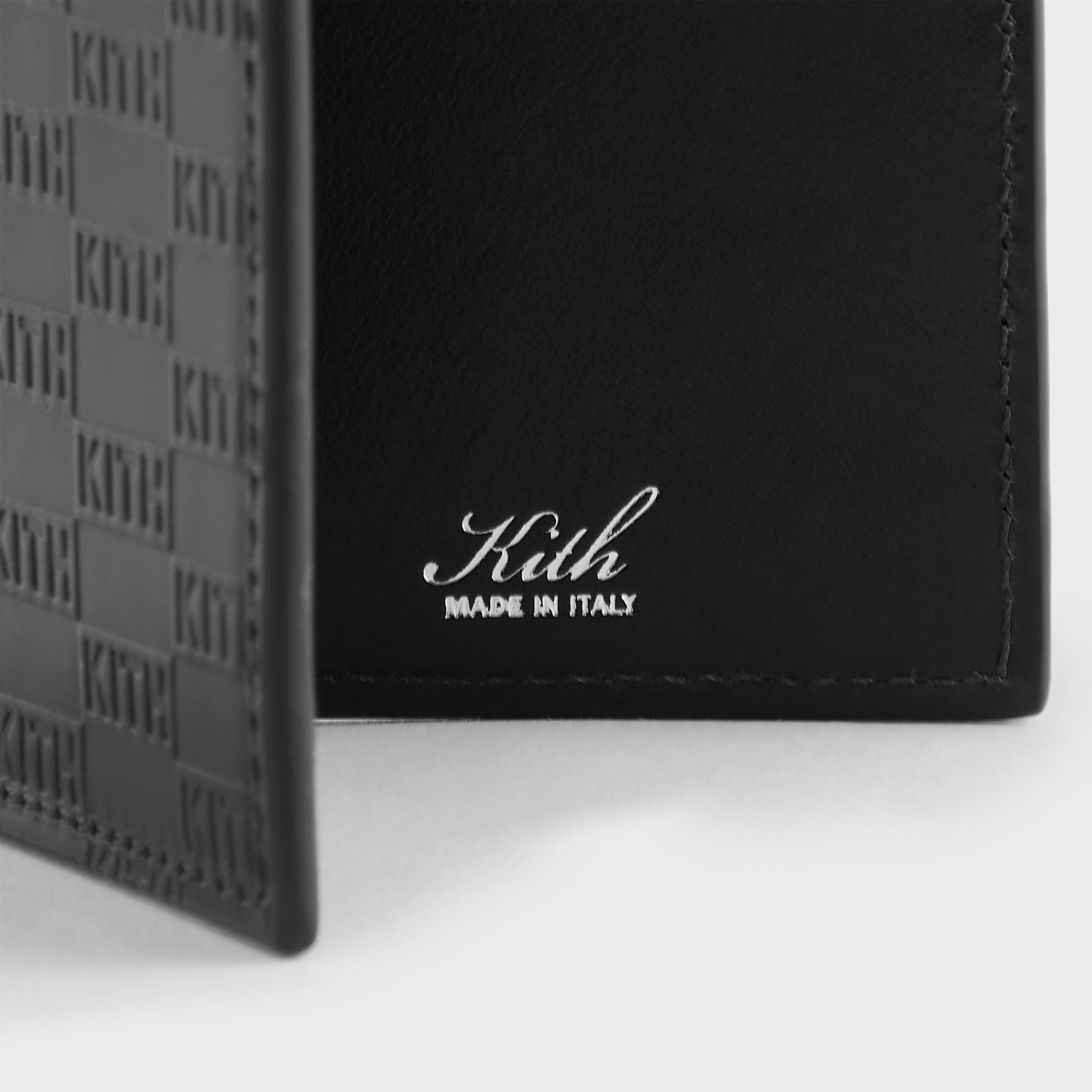Kith Monogram Bi-Fold Wallet - Black – Kith Canada