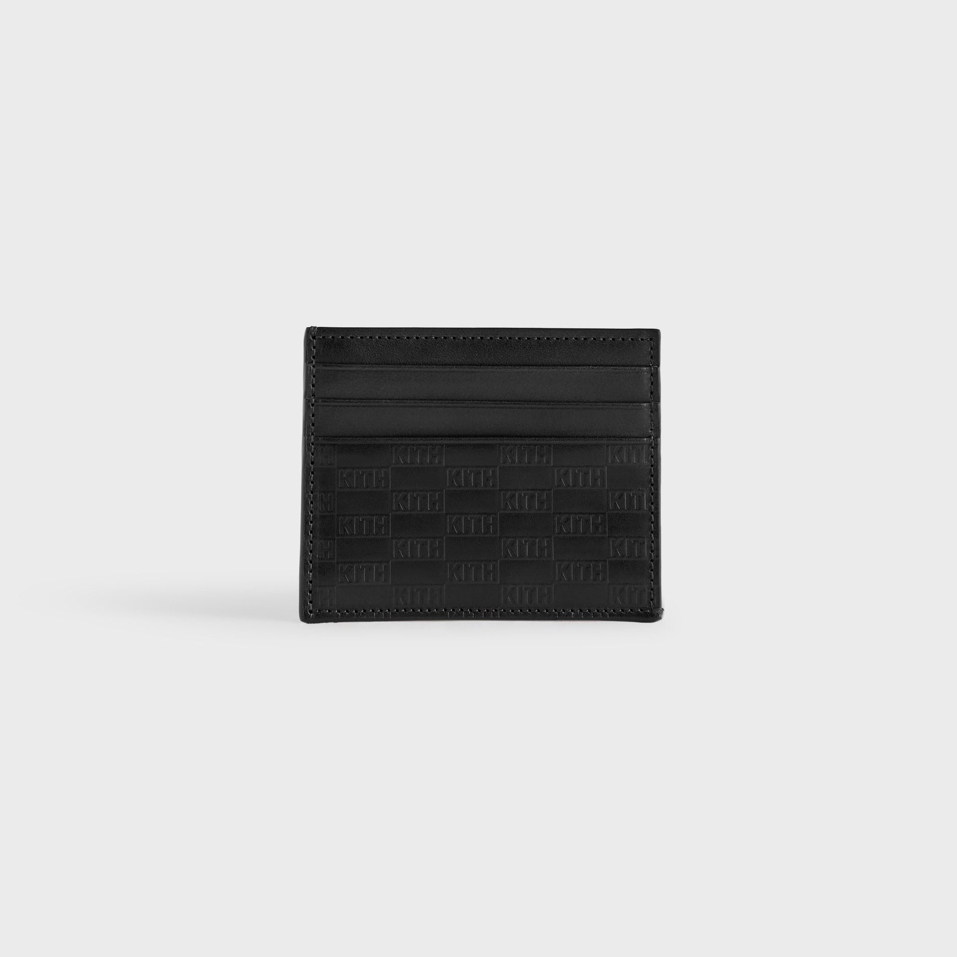 Kith Monogram Card Holder in Black