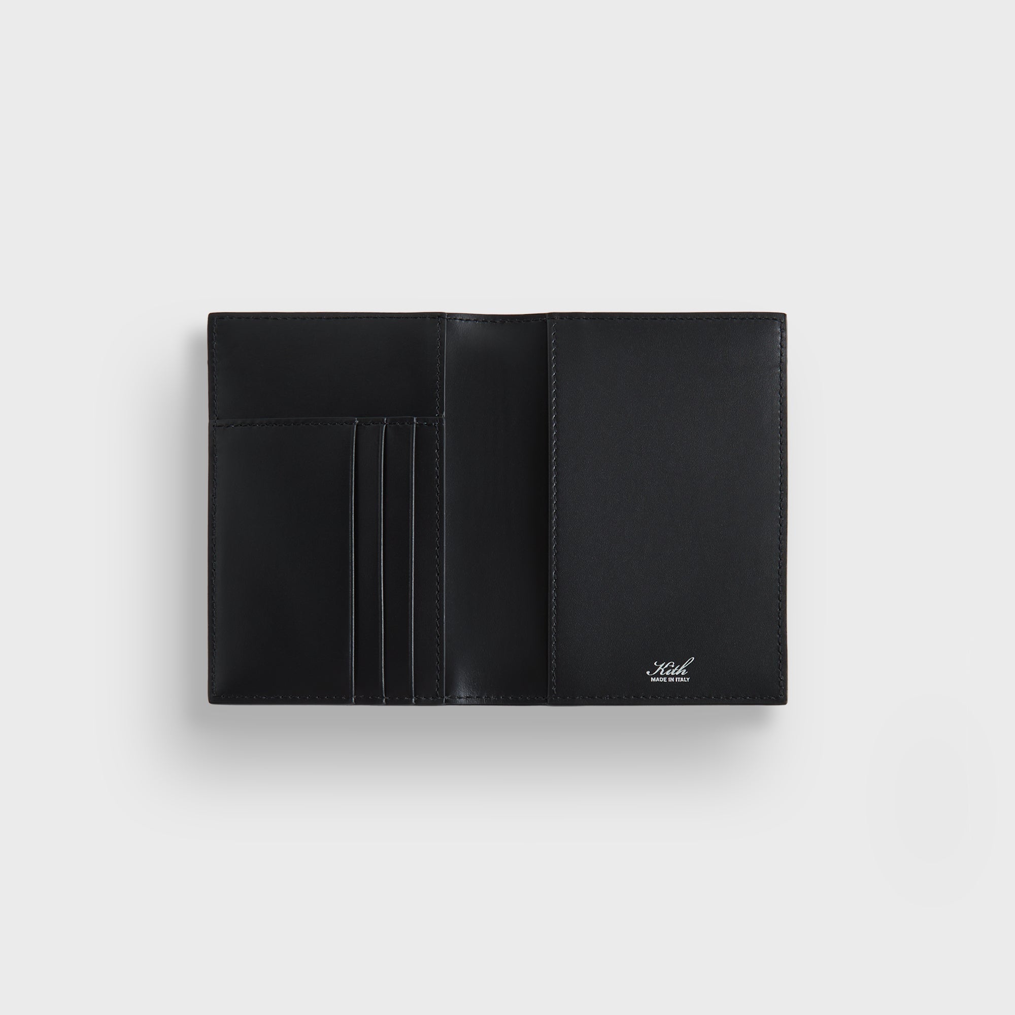 KITH ブラックレザー コインケース　モノグラム　kith monogram KITH ブラックレザー コインケース モノグラム kith monogram