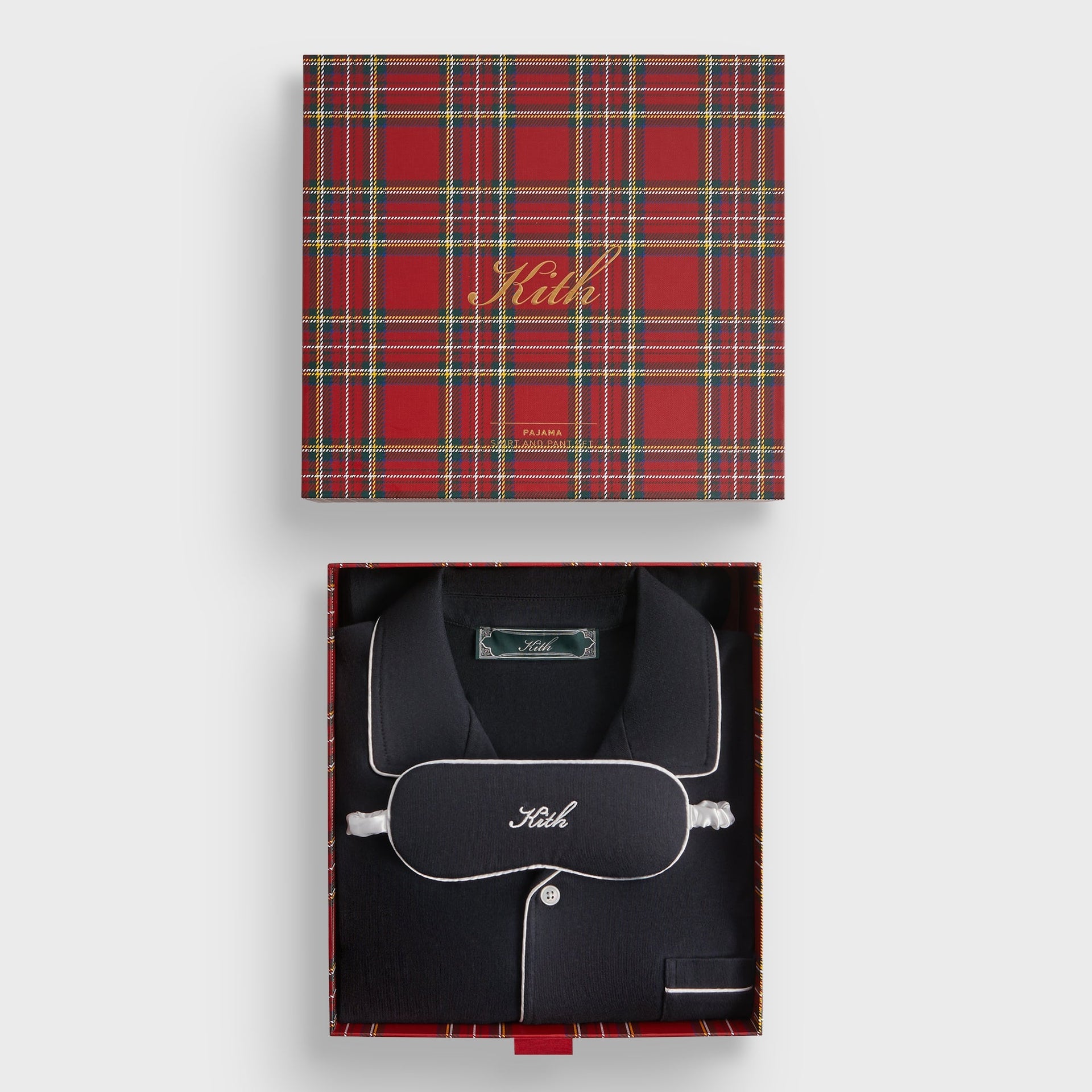 Kithmas Script Pajama Set - Black PH