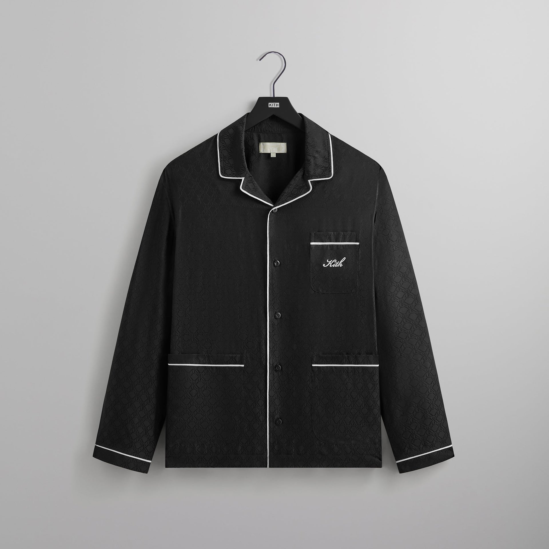 Kith Crest Monogram Pajama Set - Black PH
