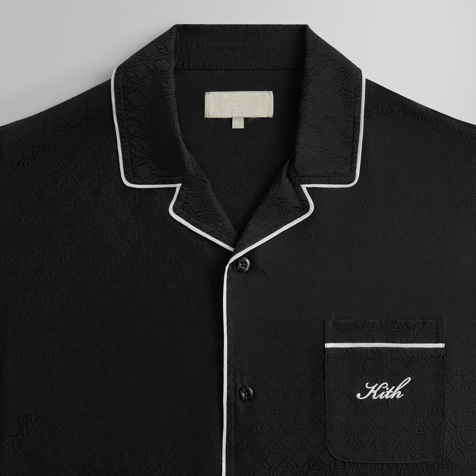 Kith Crest Monogram Pajama Set - Black PH