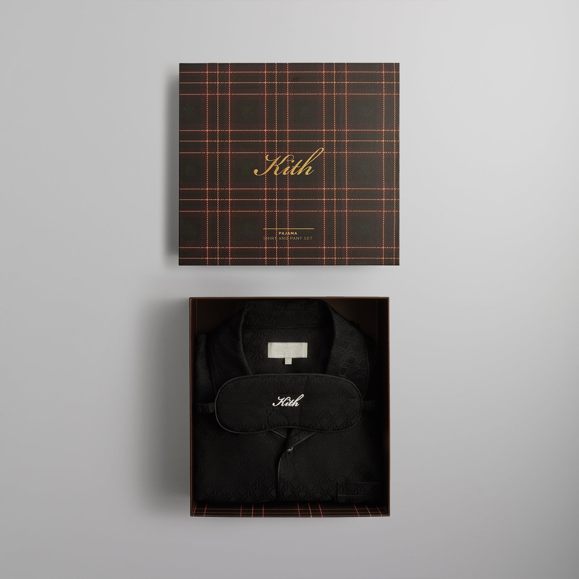 Kith Crest Monogram Pajama Set - Black PH