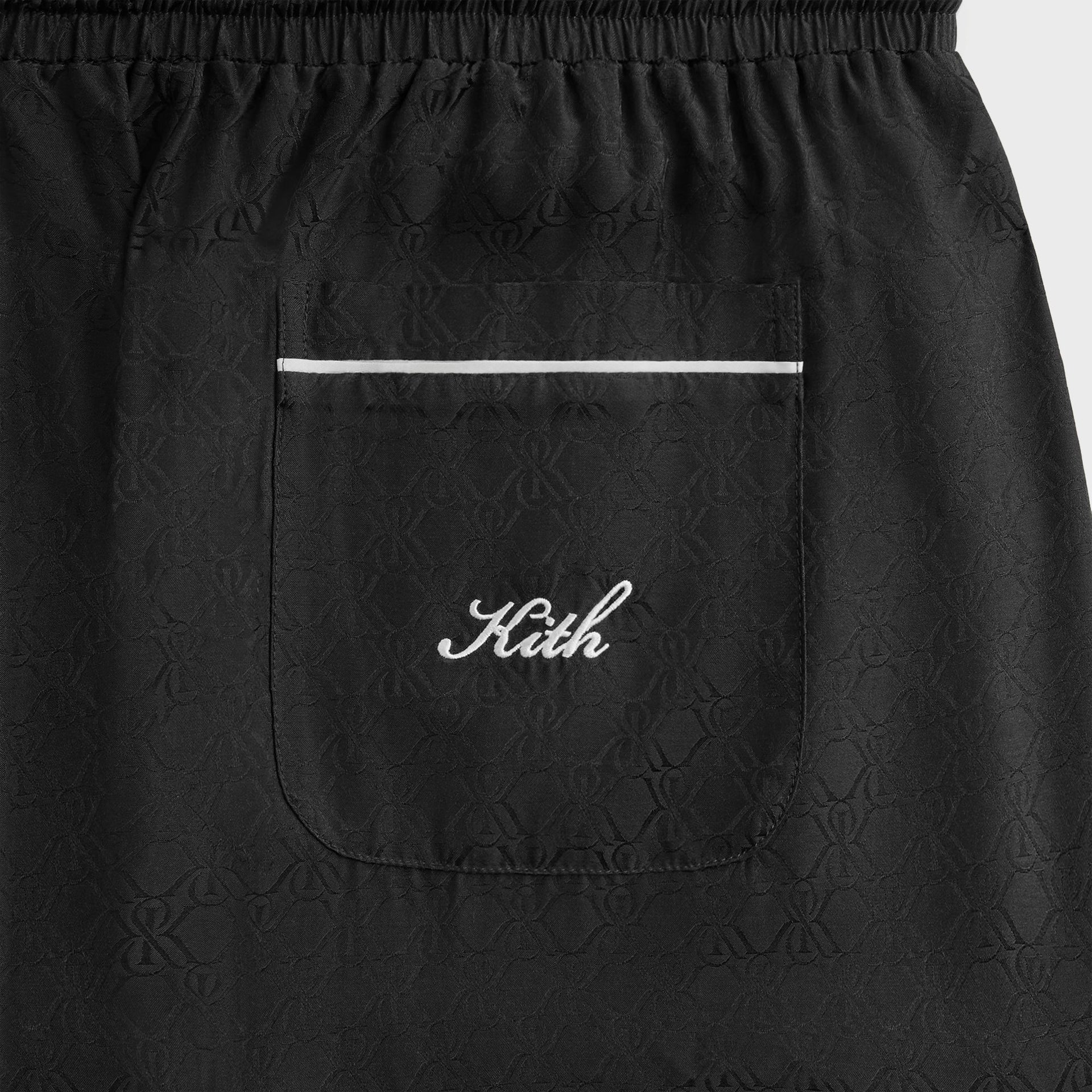 Kith Crest Monogram Pajama Set in Black