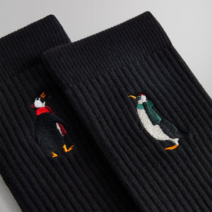 Kithmas Penguins Socks - Black