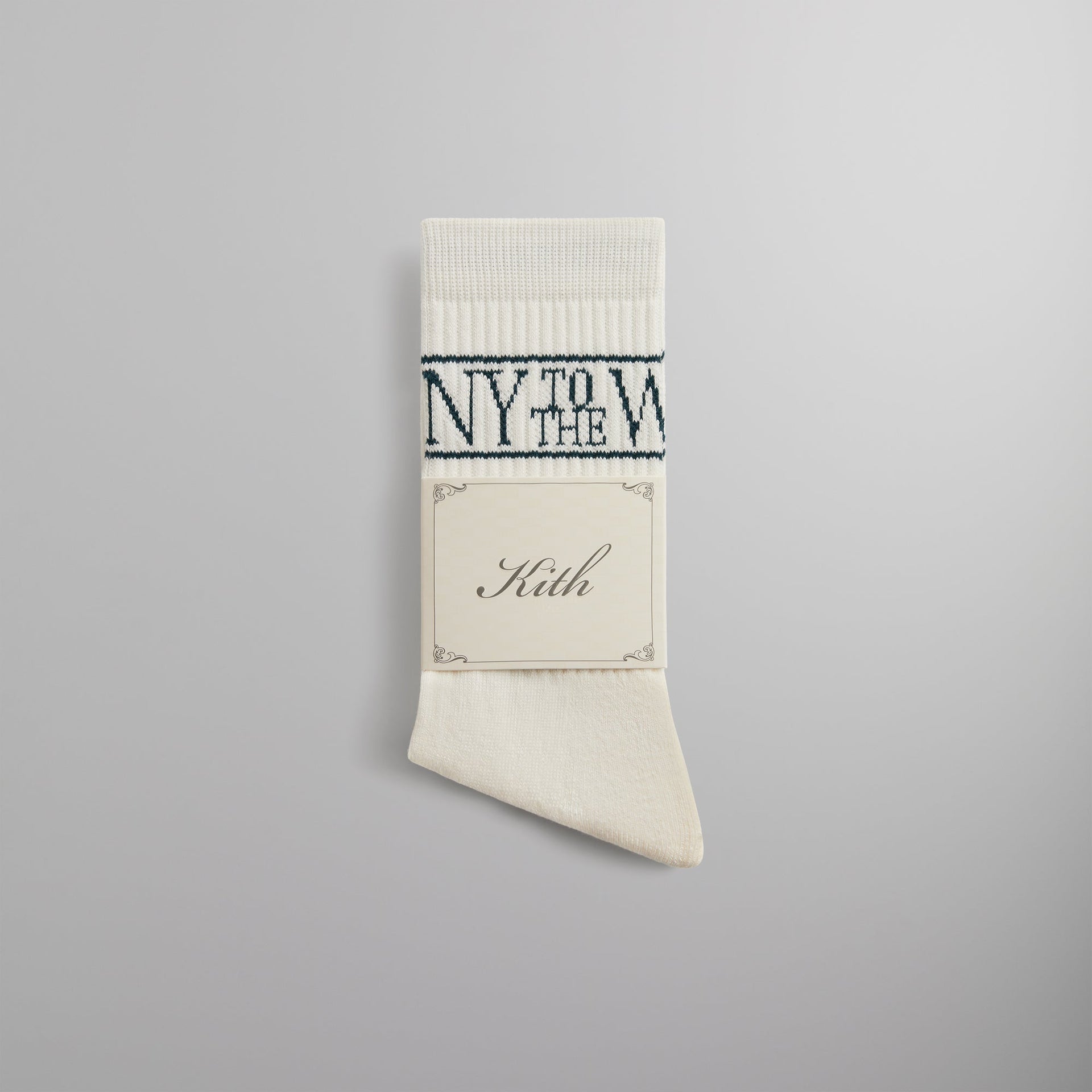 Kith NY to the World Crew Socks - White