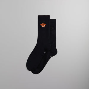 Kith & Stance for the New York Knicks Wingman Crew Socks - Black