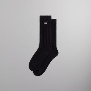 Kith Wool Socks - Black