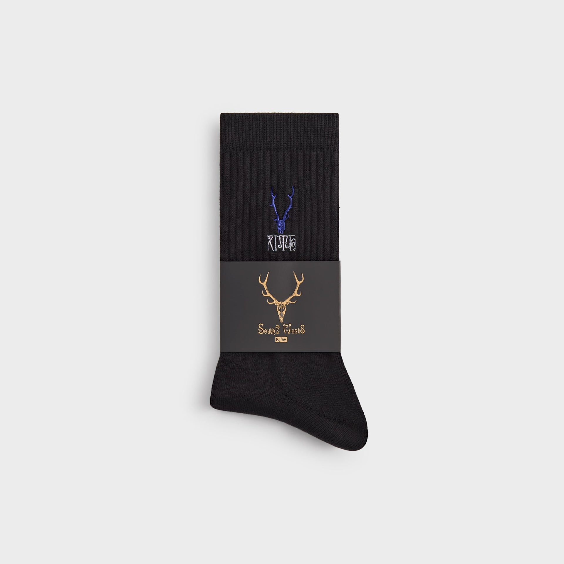 Kith & South2 West8 for Columbia Embroidered Logo Crew Socks - Black