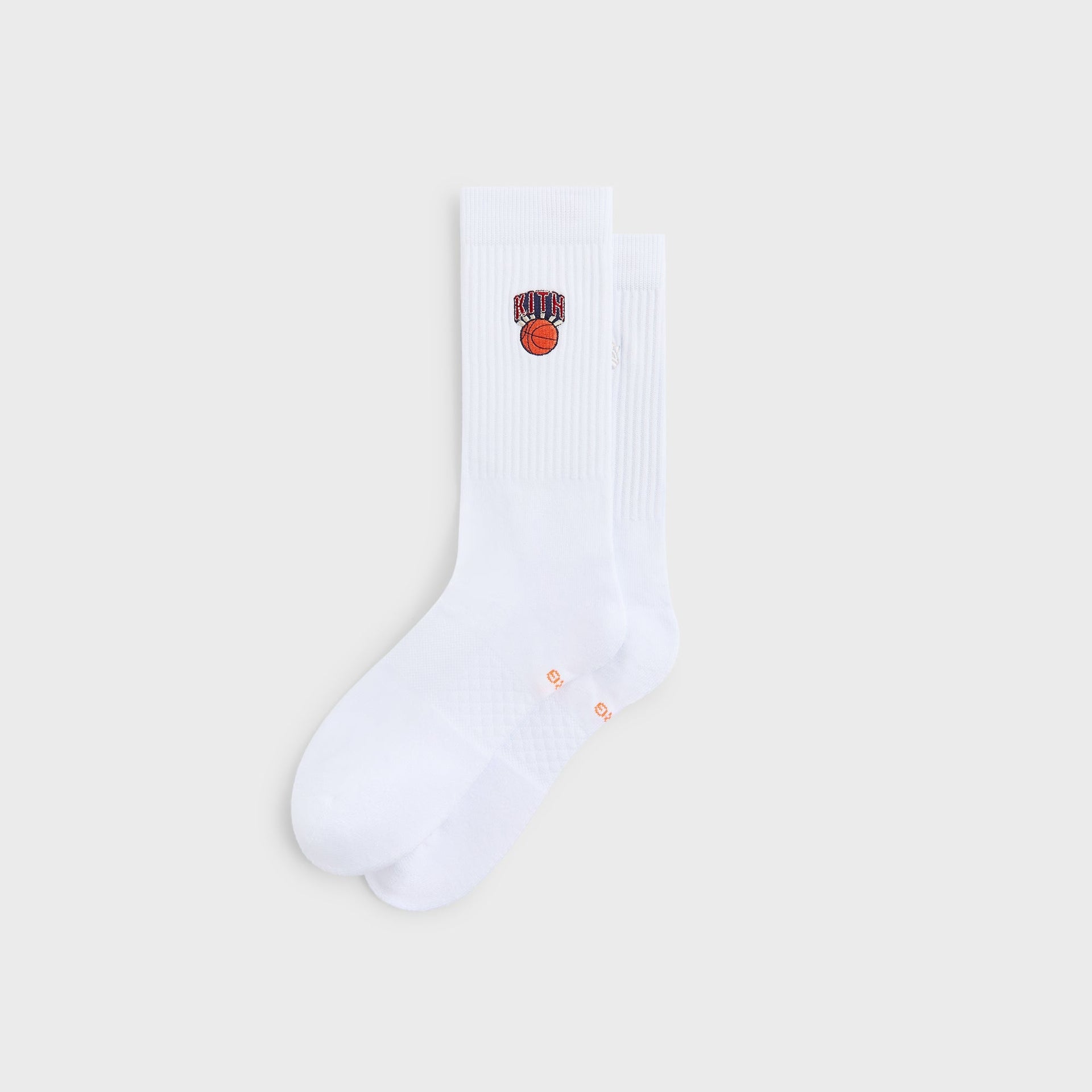 Kith for the New York Knicks Retro Logo Socks - White - PH
