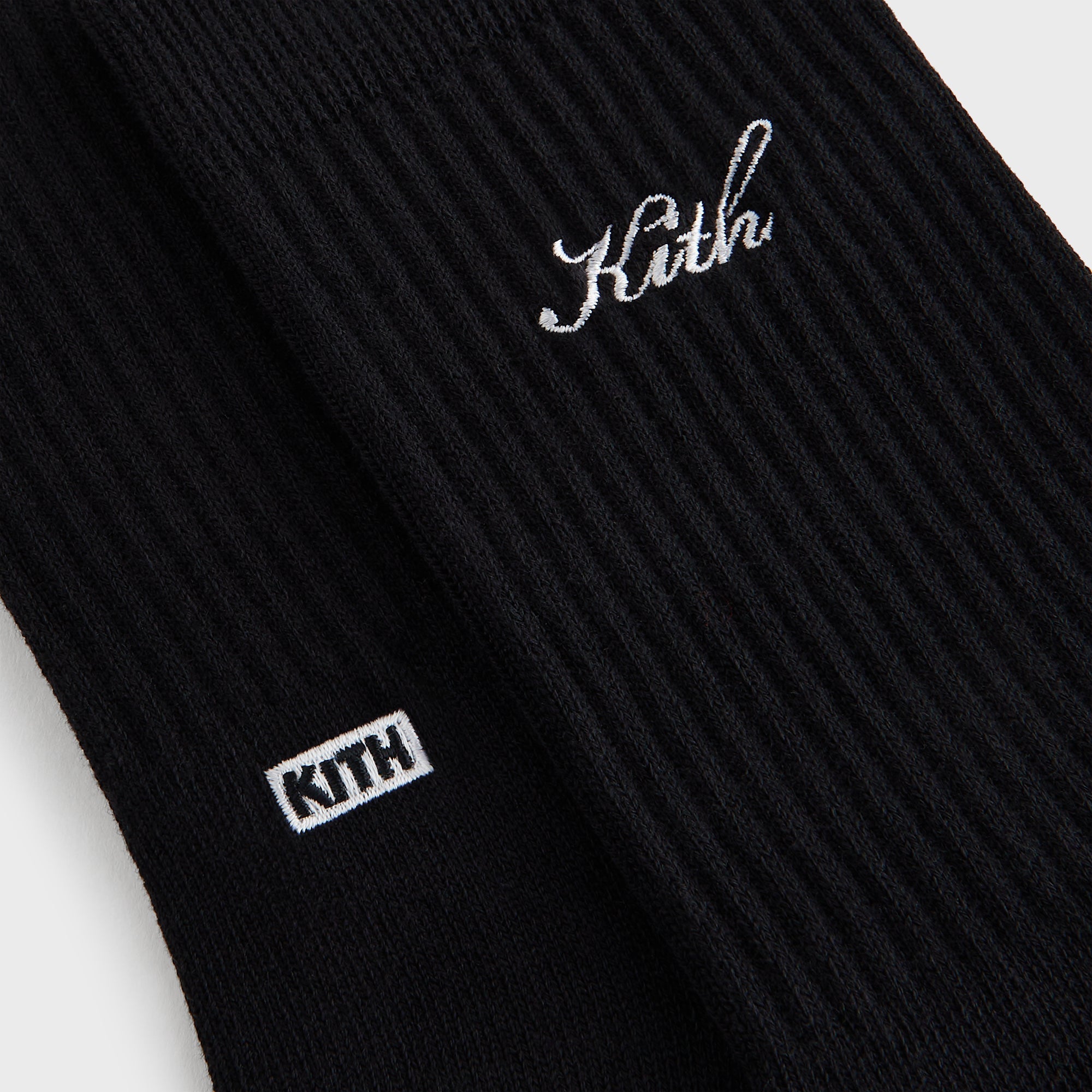 Kith 3-Pack Script Cotton Crew Socks - Multi – Kith Canada