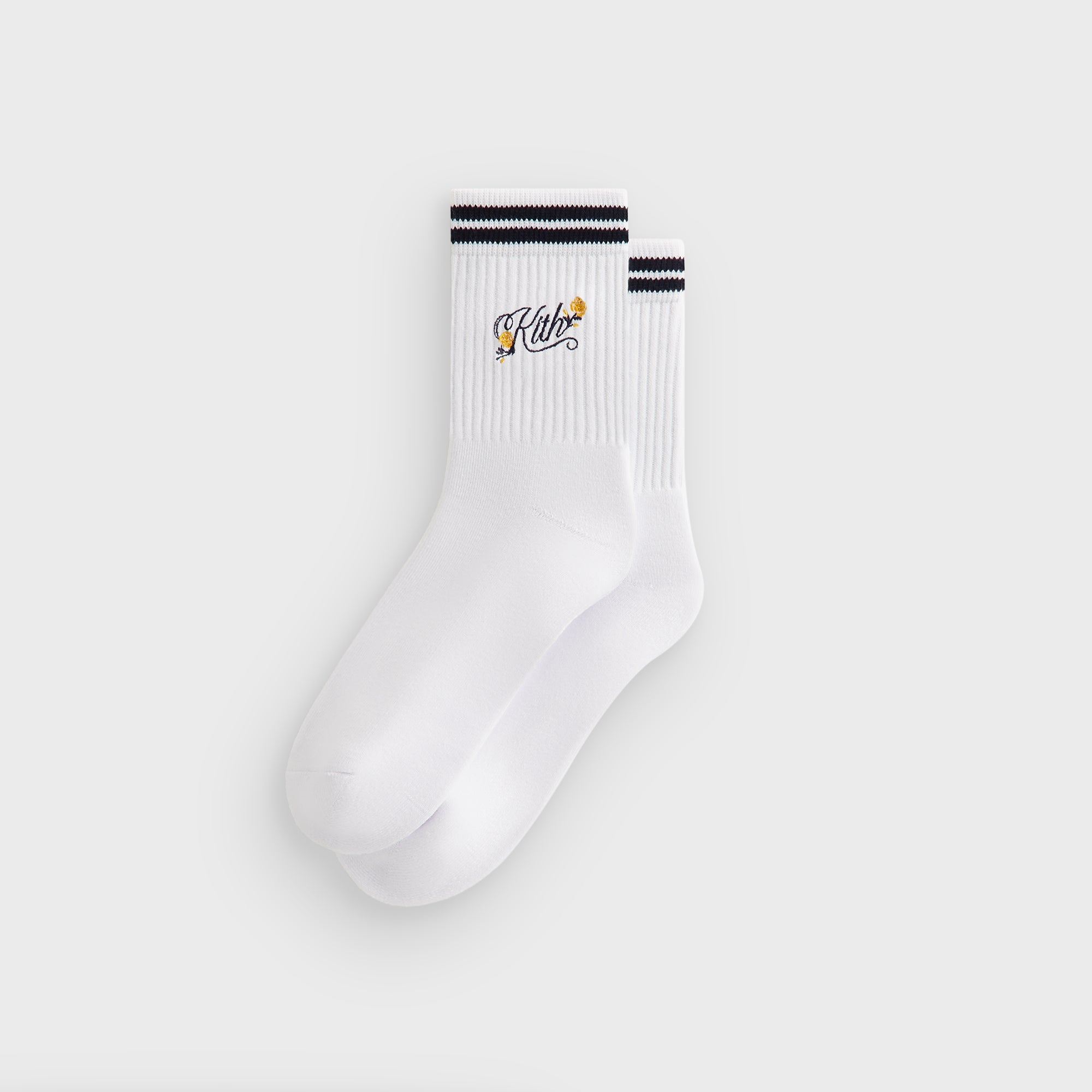 レッグウェア Kith Variegated Striped 3-Pack Socks Kith 3-Pack Variegated Striped Mid Crew Socks 