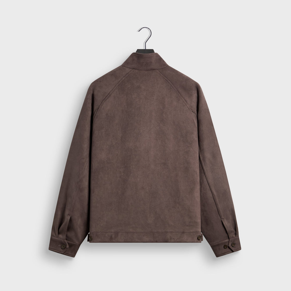 Kith Microsuede Bonded Flannel Harrington Jacket - Dark Ash - PH