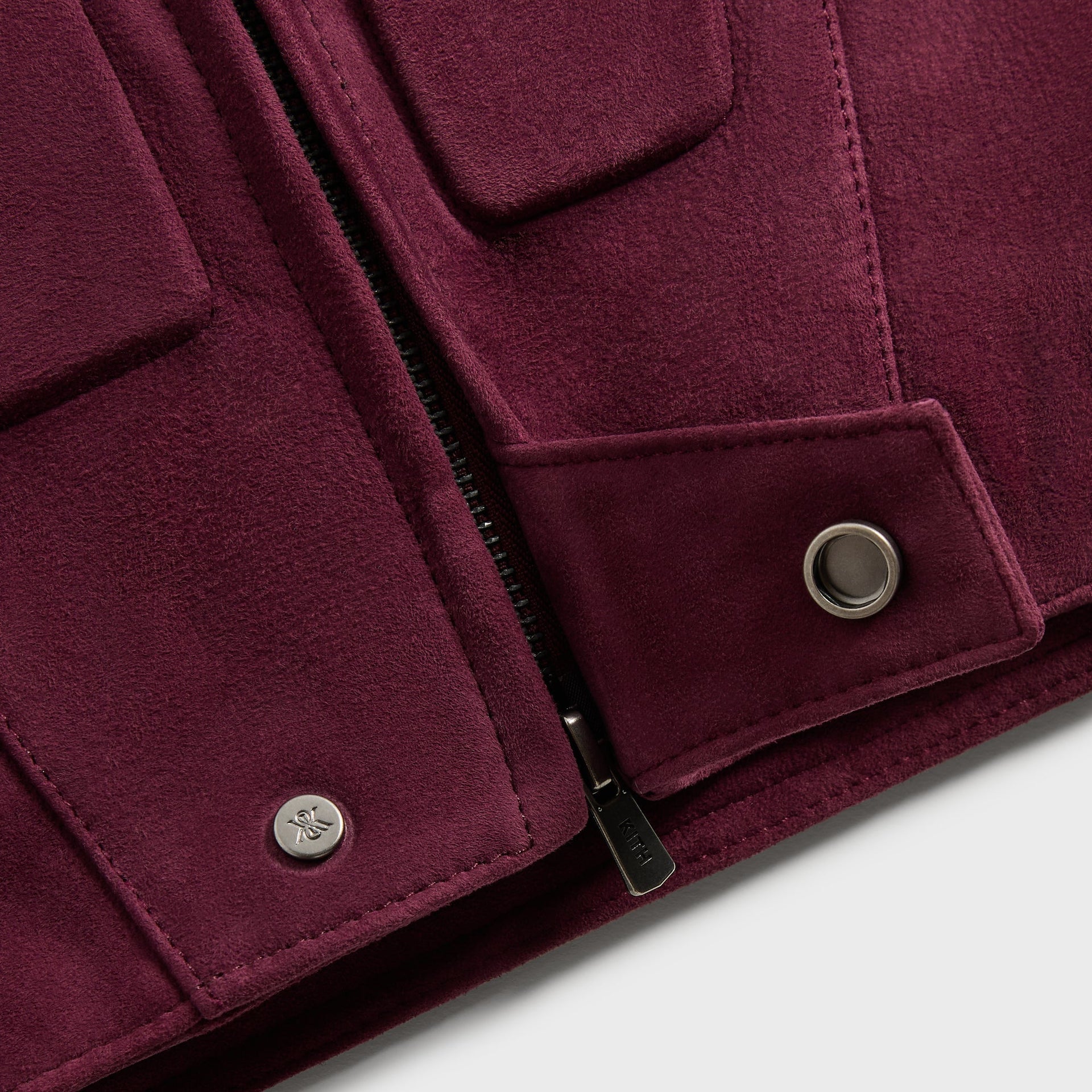 Kith Suede Wayne Moto Jacket - Magma - PH