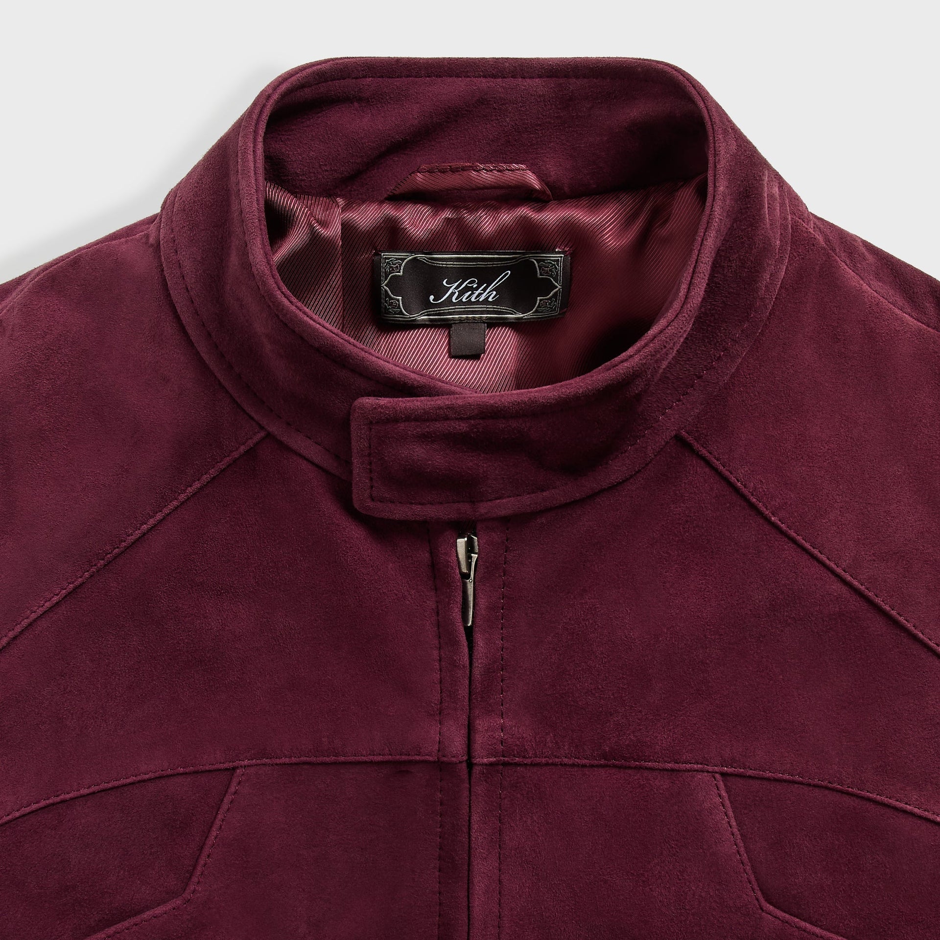 Kith Suede Wayne Moto Jacket - Magma - PH