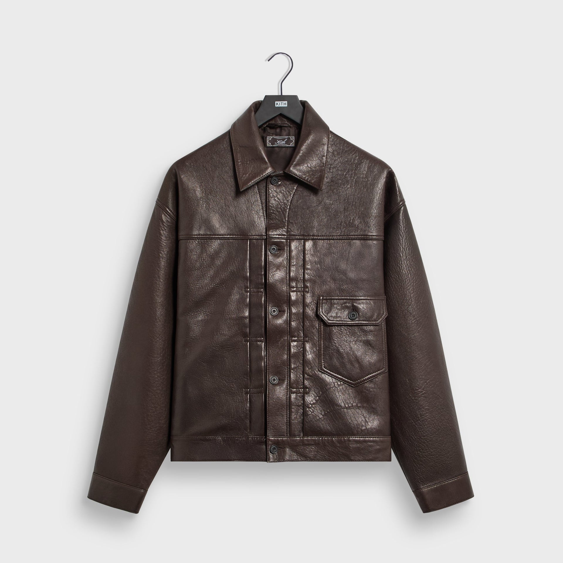 Kith Vintage Leather Alonzo Jacket - Kindling