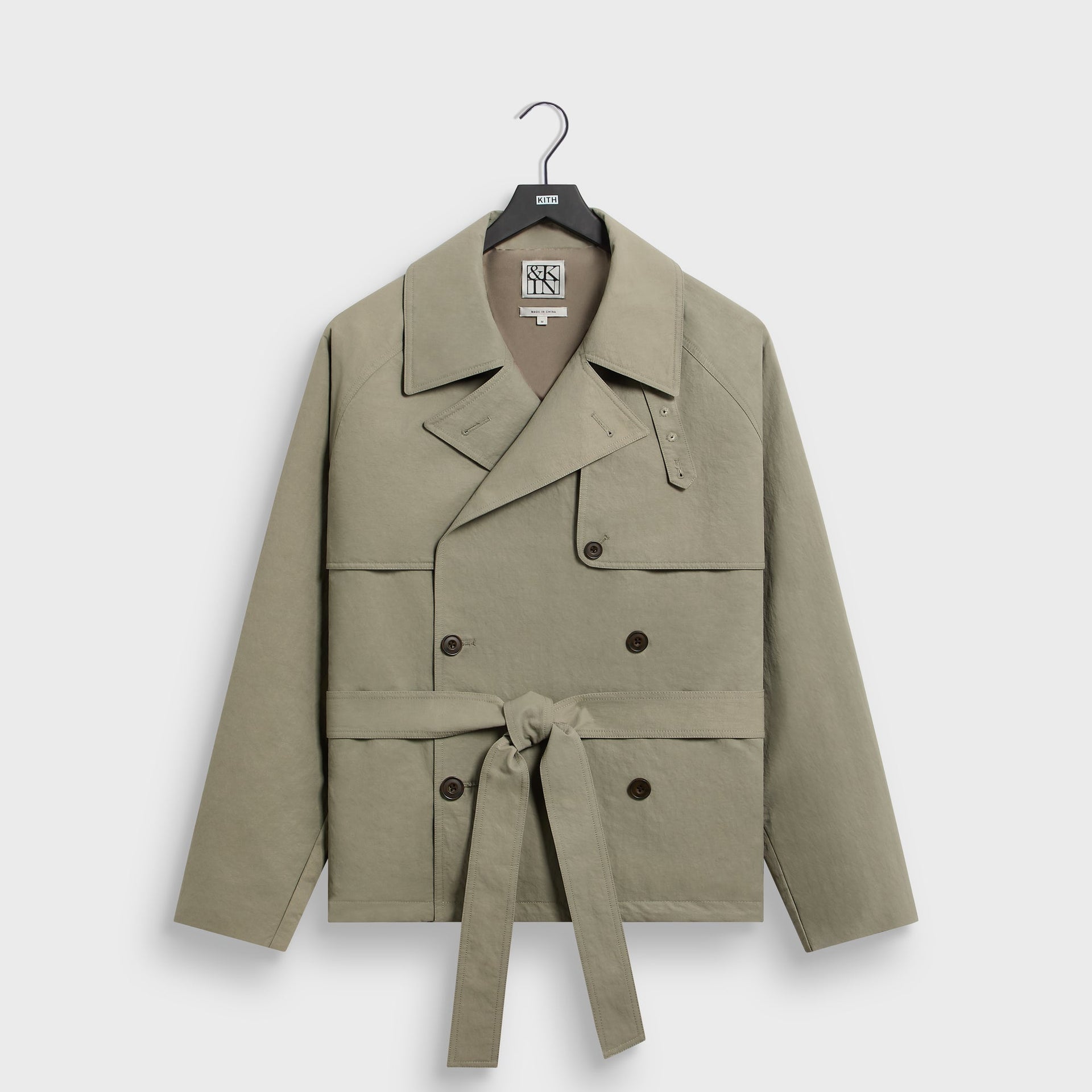 &Kin Washed Twill Nikolai Cropped Trench - Scene - PH