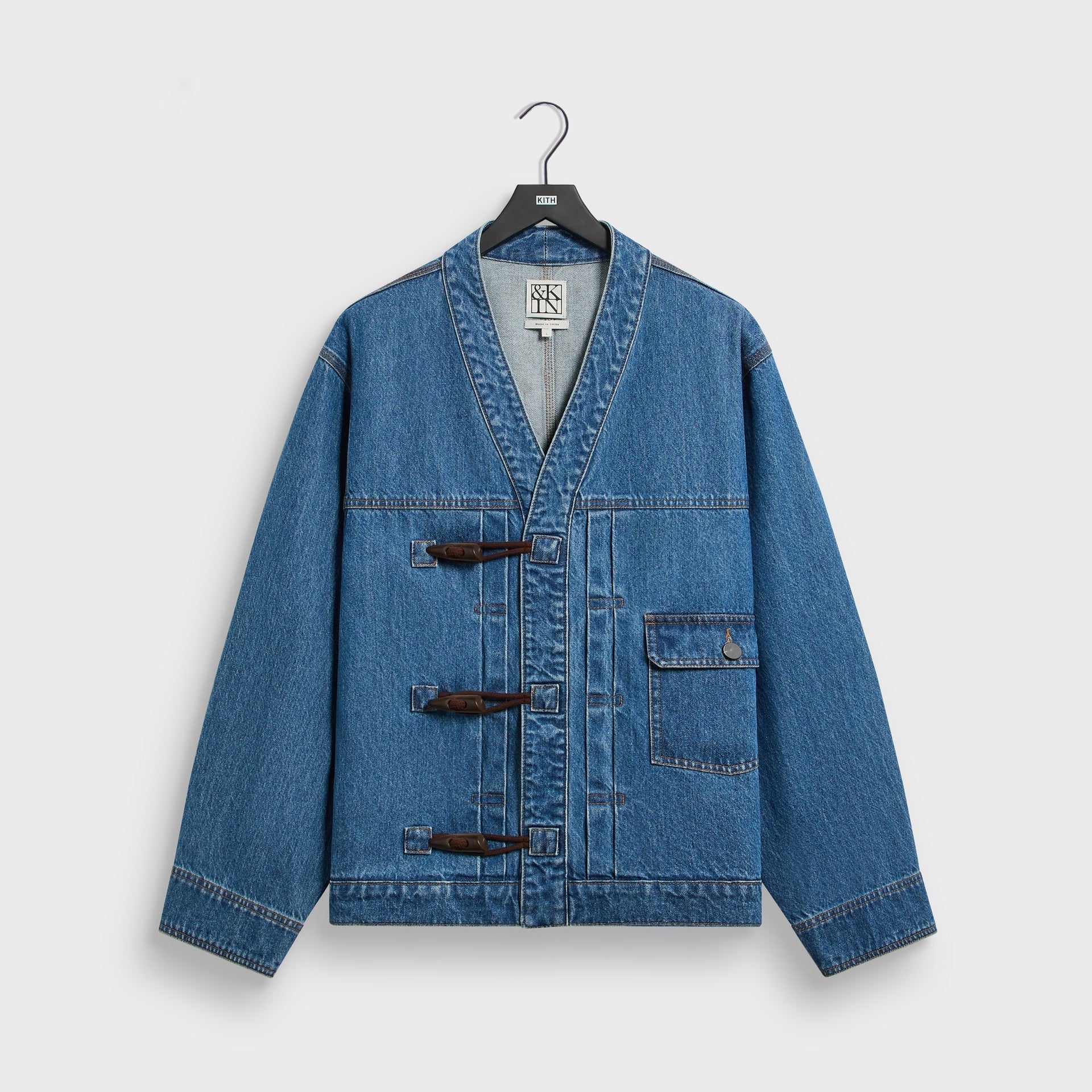 &Kin Denim Clint Trucker Jacket - River Indigo - PH