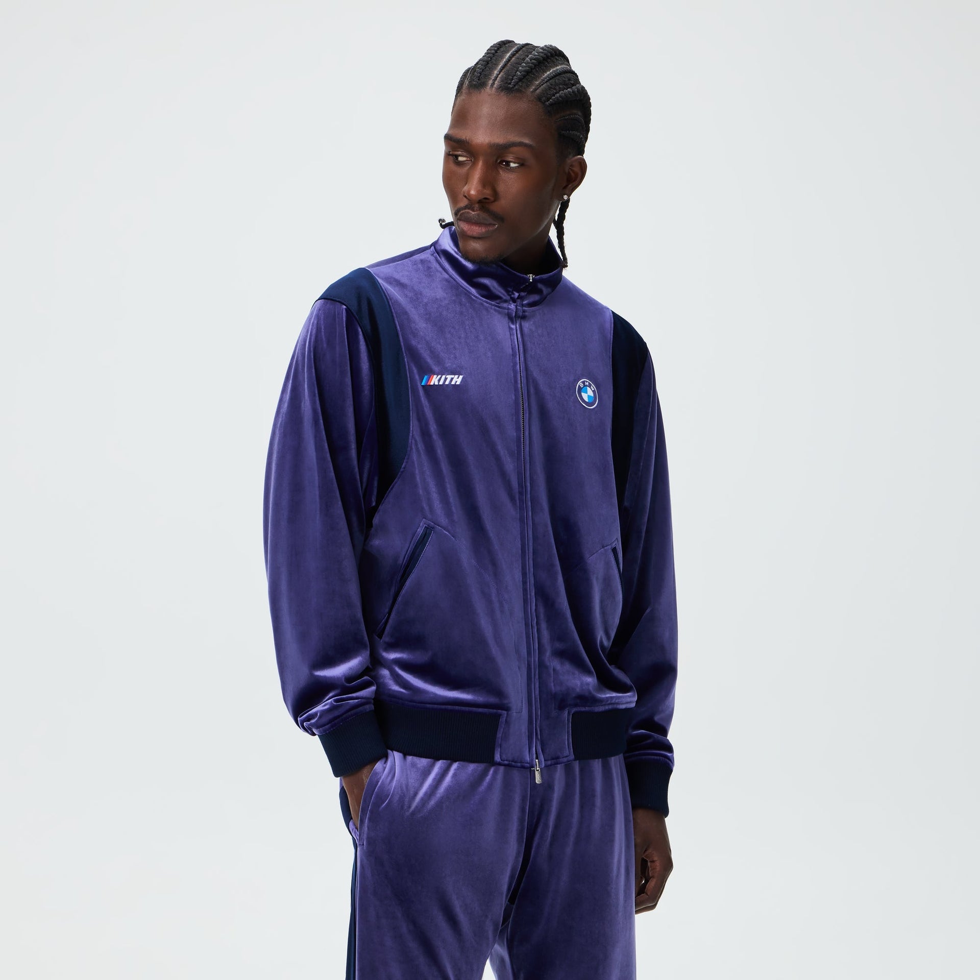 Kith for BMW Velvet Rui Track Jacket - Techno Violet - PH