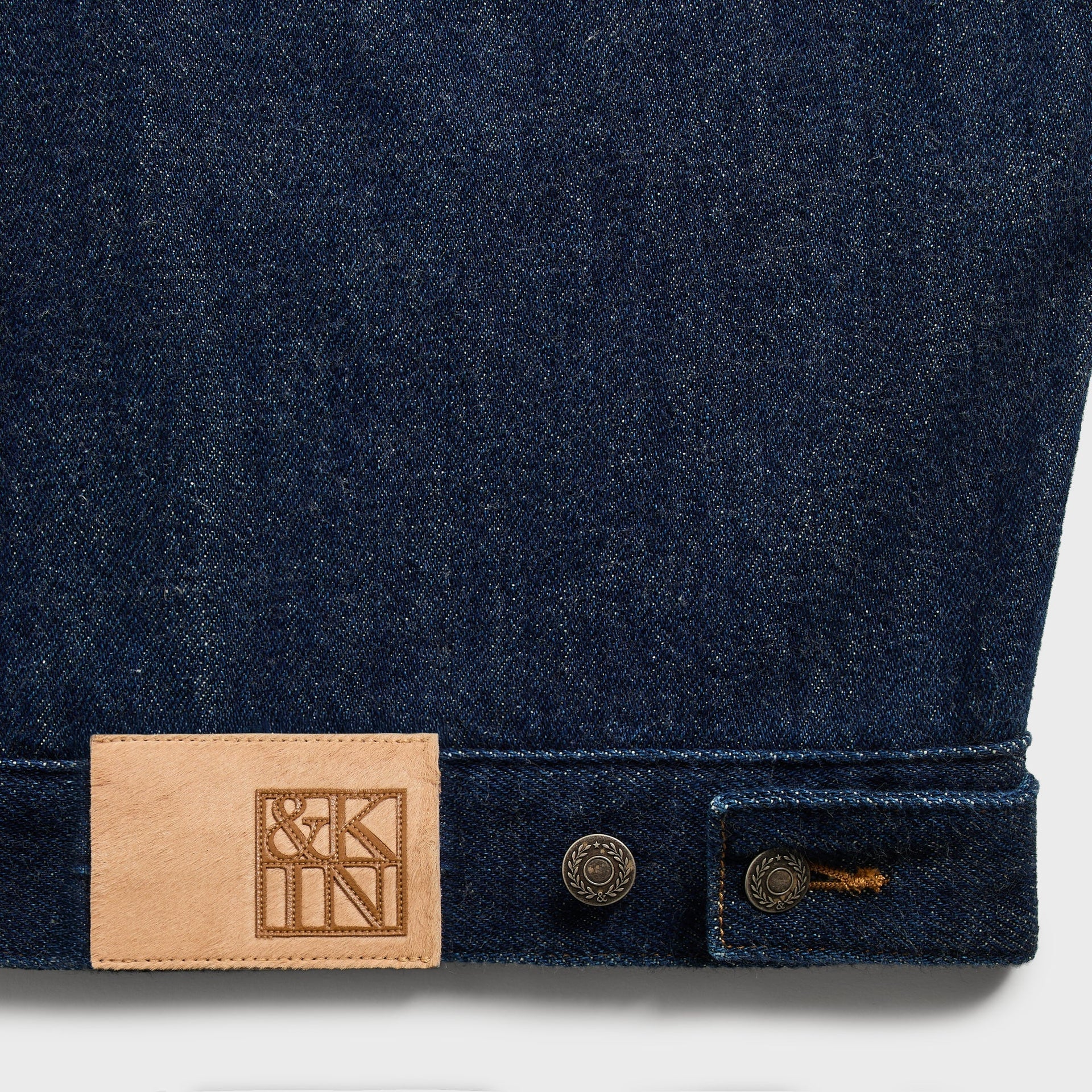 &Kin Rope Twill Alonzo Jacket - Dark Indigo - PH