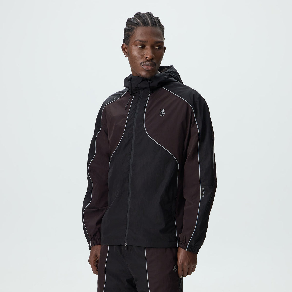 Kith Tech Nylon Seamed Bolt Jacket - Kindling