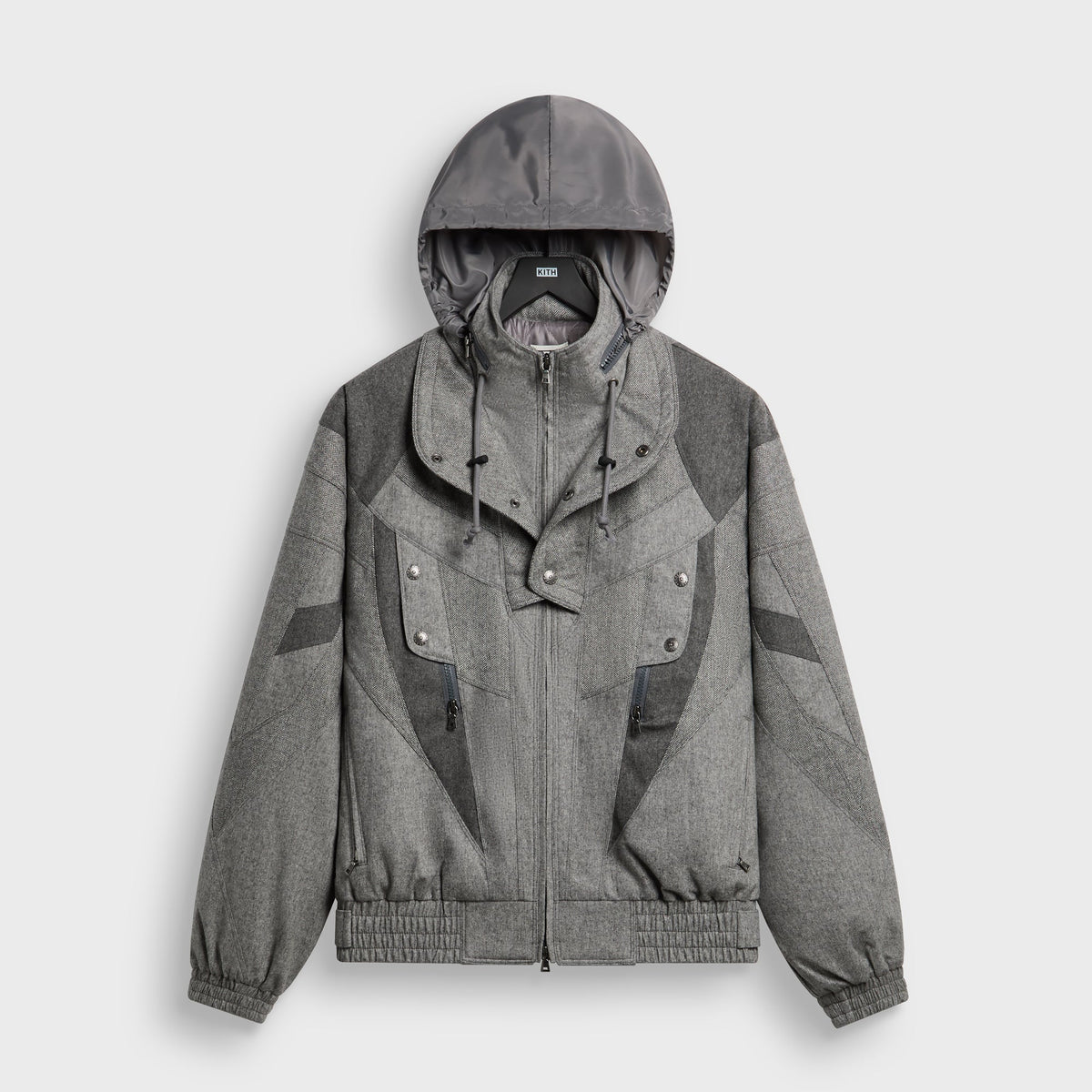 &Kin 2L Flannel Rainier Jacket - Heather Grey