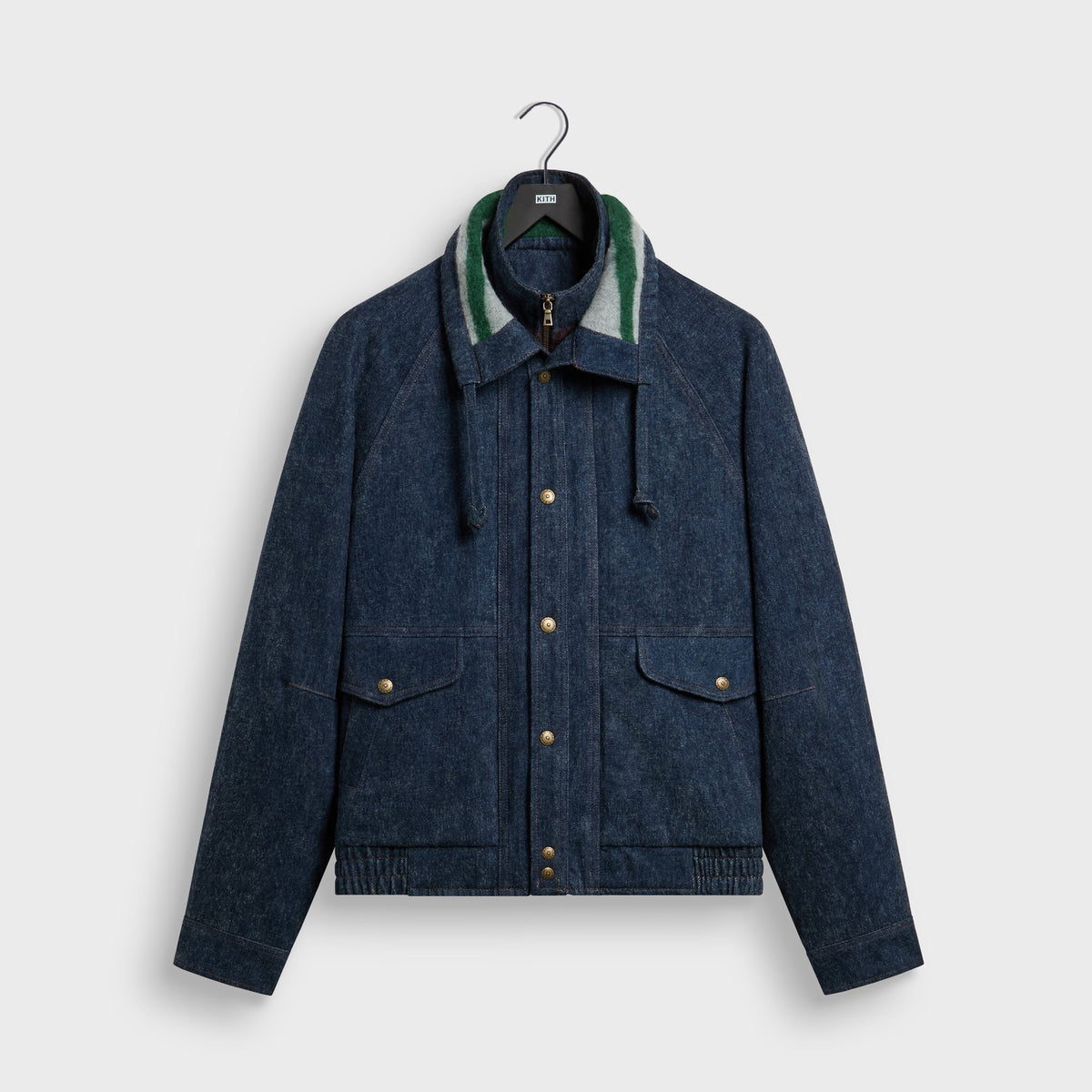 &Kin Brushed Denim Erin Jacket - Dark Indigo - PH