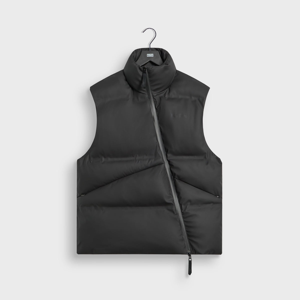 Kith Stretch Poly Filmore Puffer Vest - Black - PH