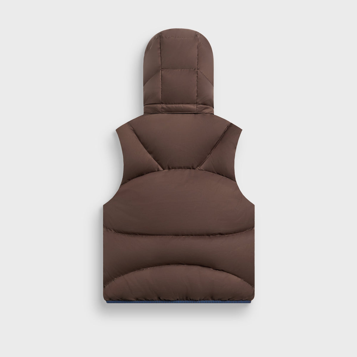 Kith Matte Stretch Taffeta Corey Puffer Vest - Cacao - PH