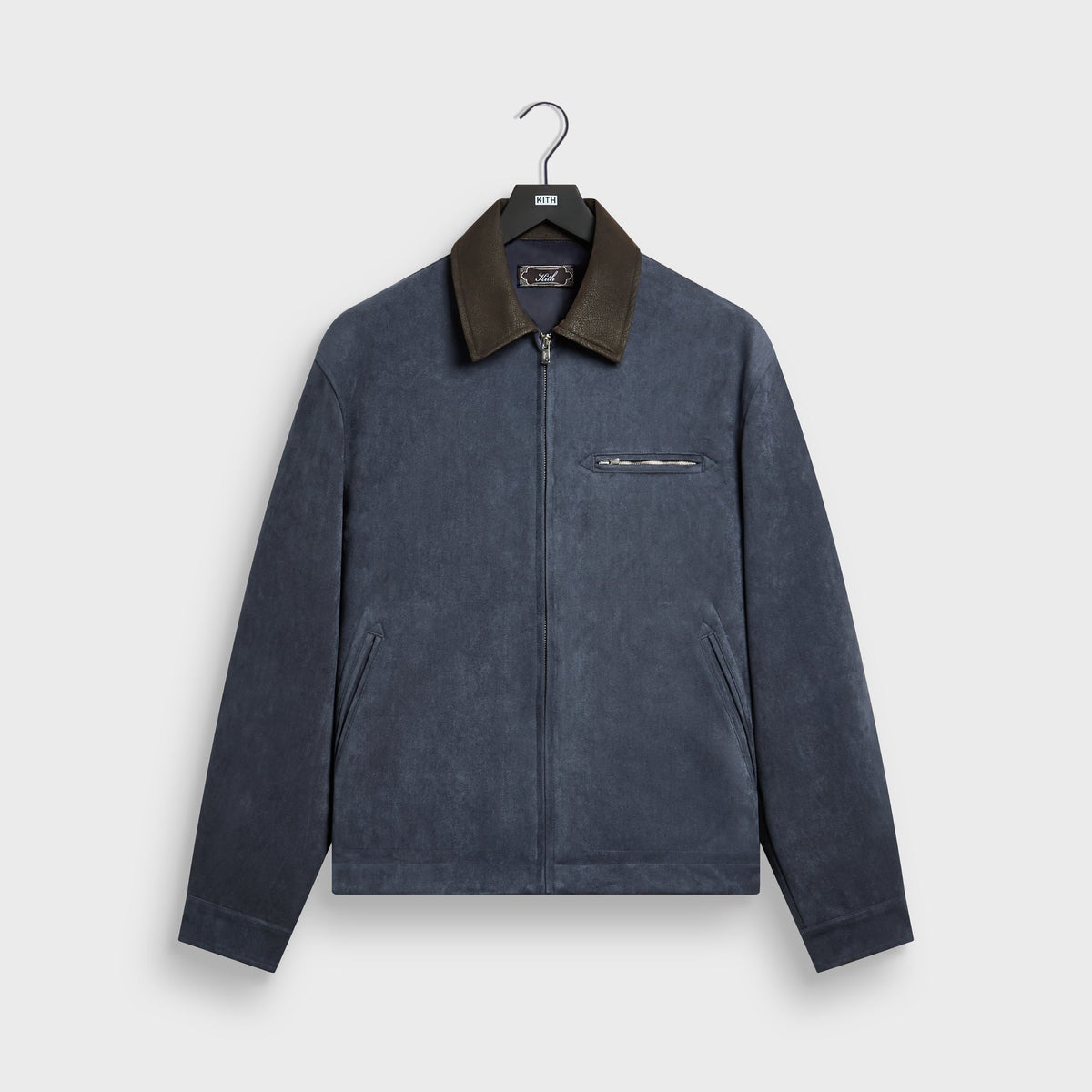 Kith Brushed Microsuede Erie Jacket - Torpedo