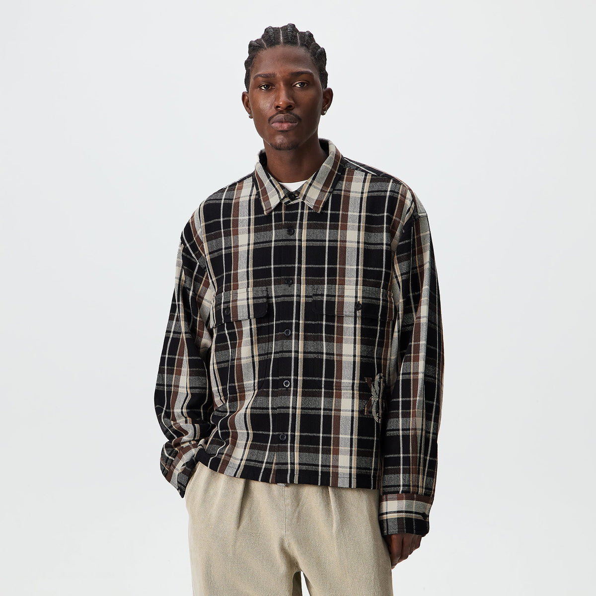 Kith Plaid Henson Buttondown Shirt - Black