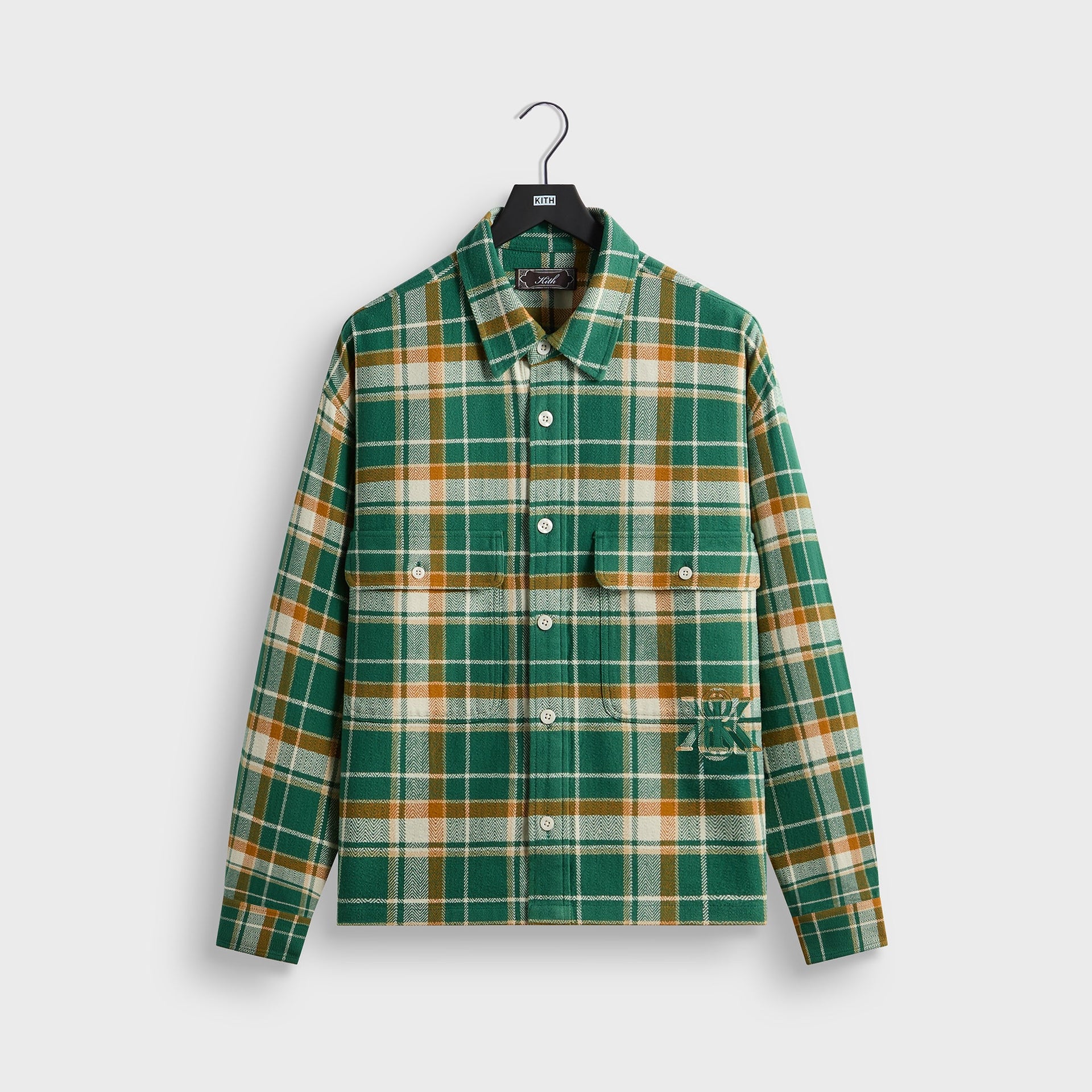 Kith Plaid Henson Buttondown Shirt - Alpine