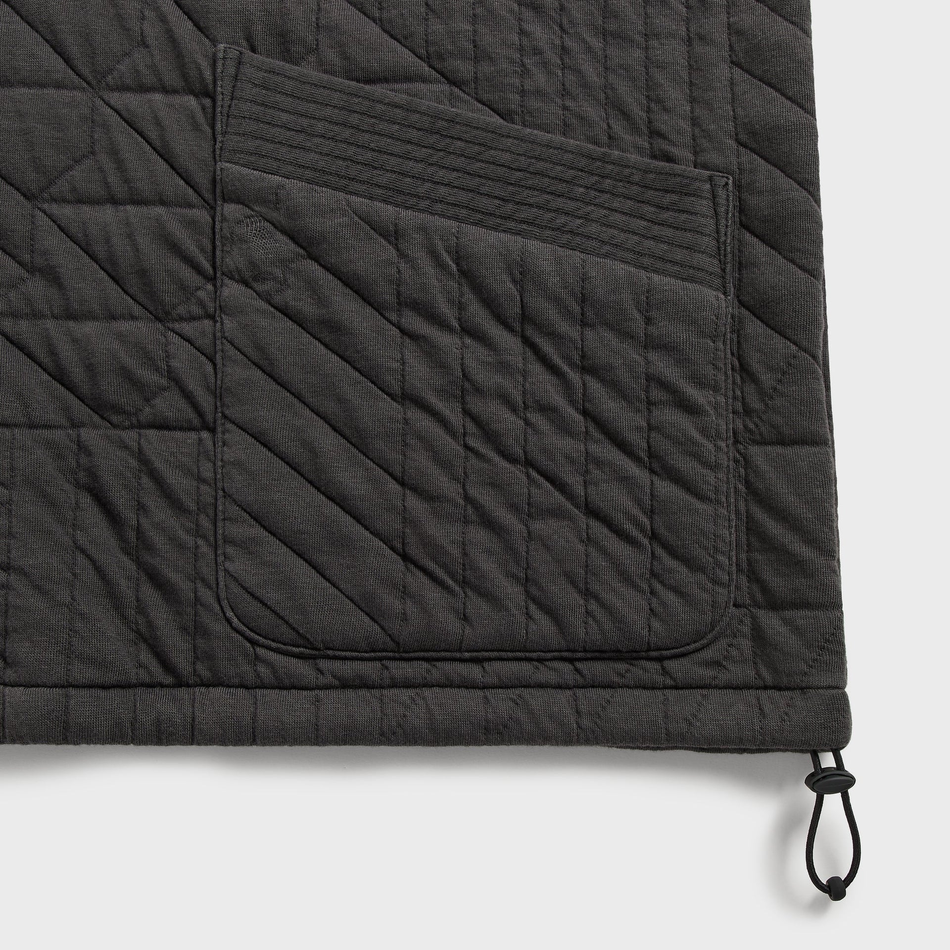 Kith Quilted Interlock Denis Pullover - Carbon - PH