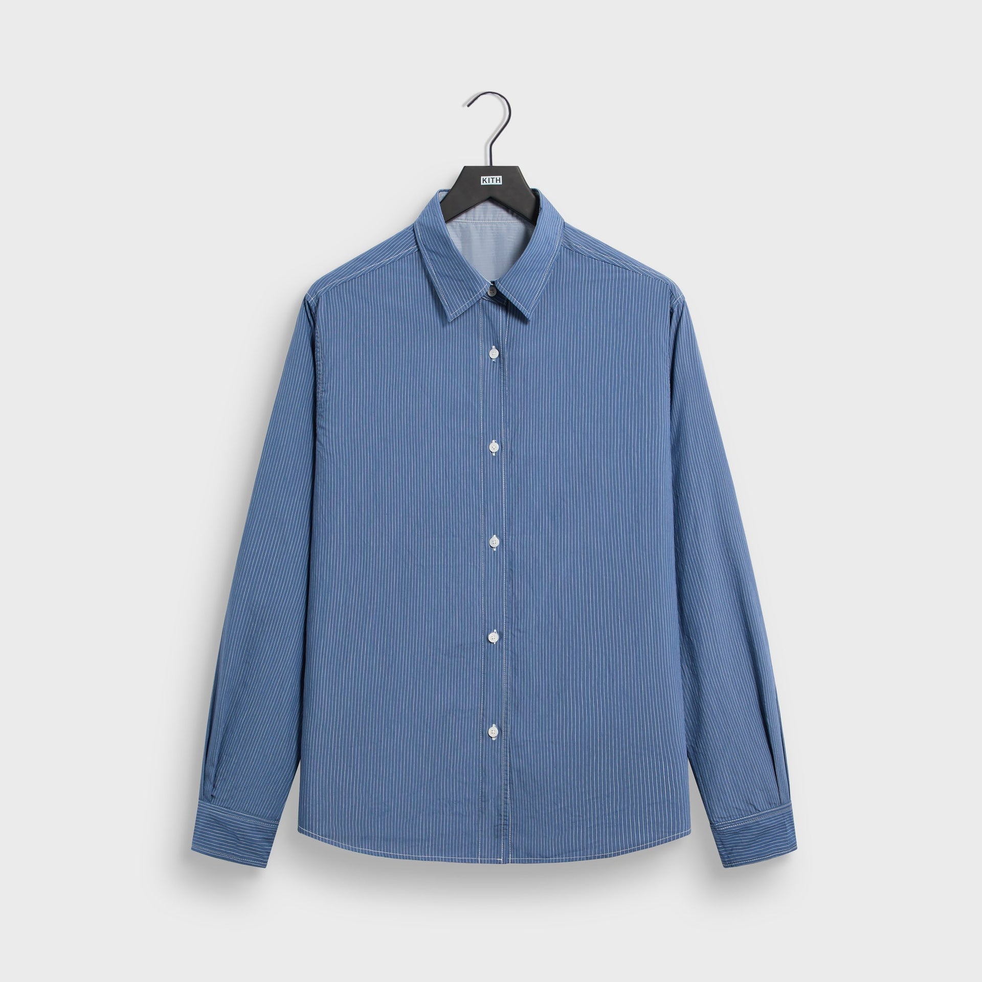 Kith Layered Stripe Georgie Shirt - White - PH