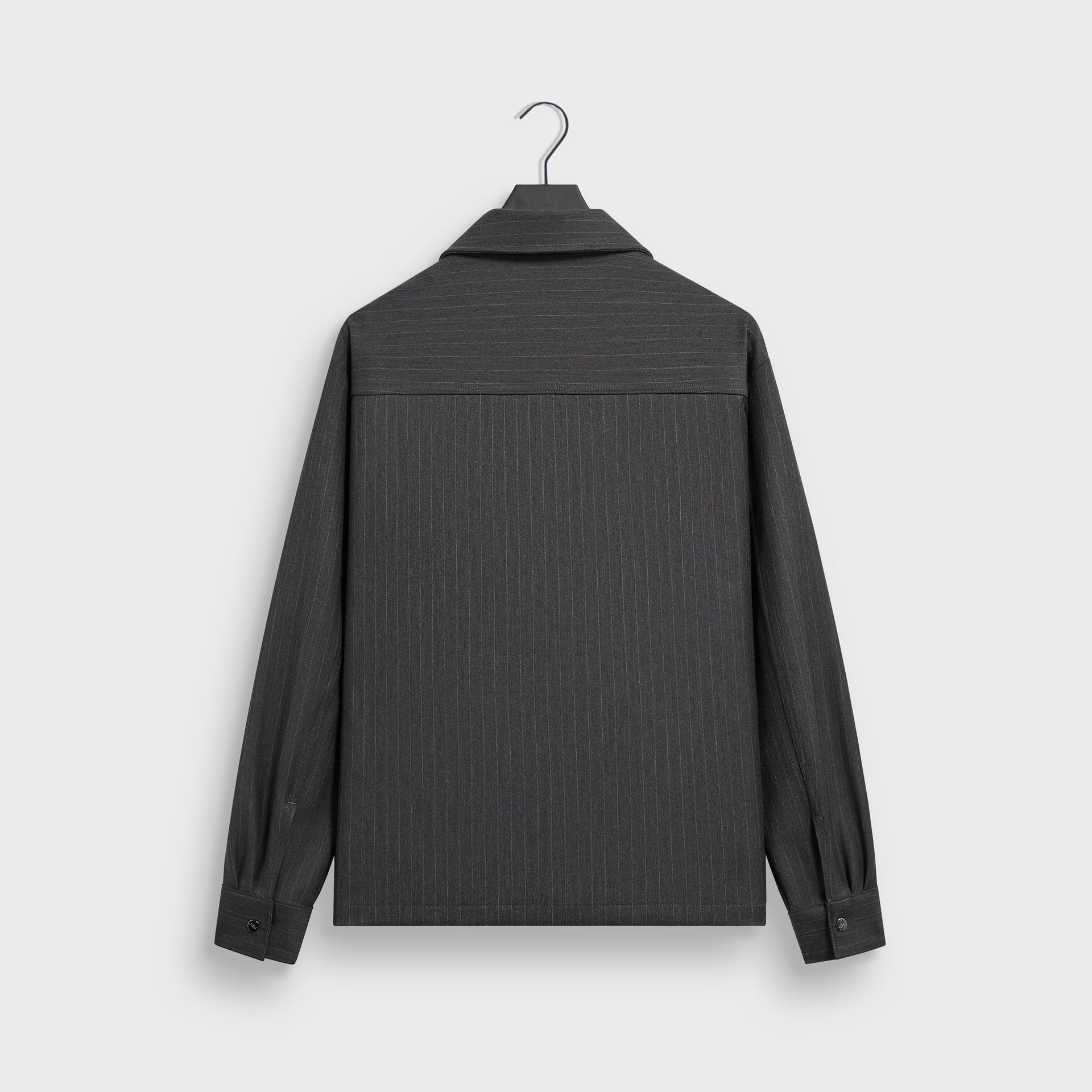 Kith Double Weave Montague Shirt - Dark Heather Grey